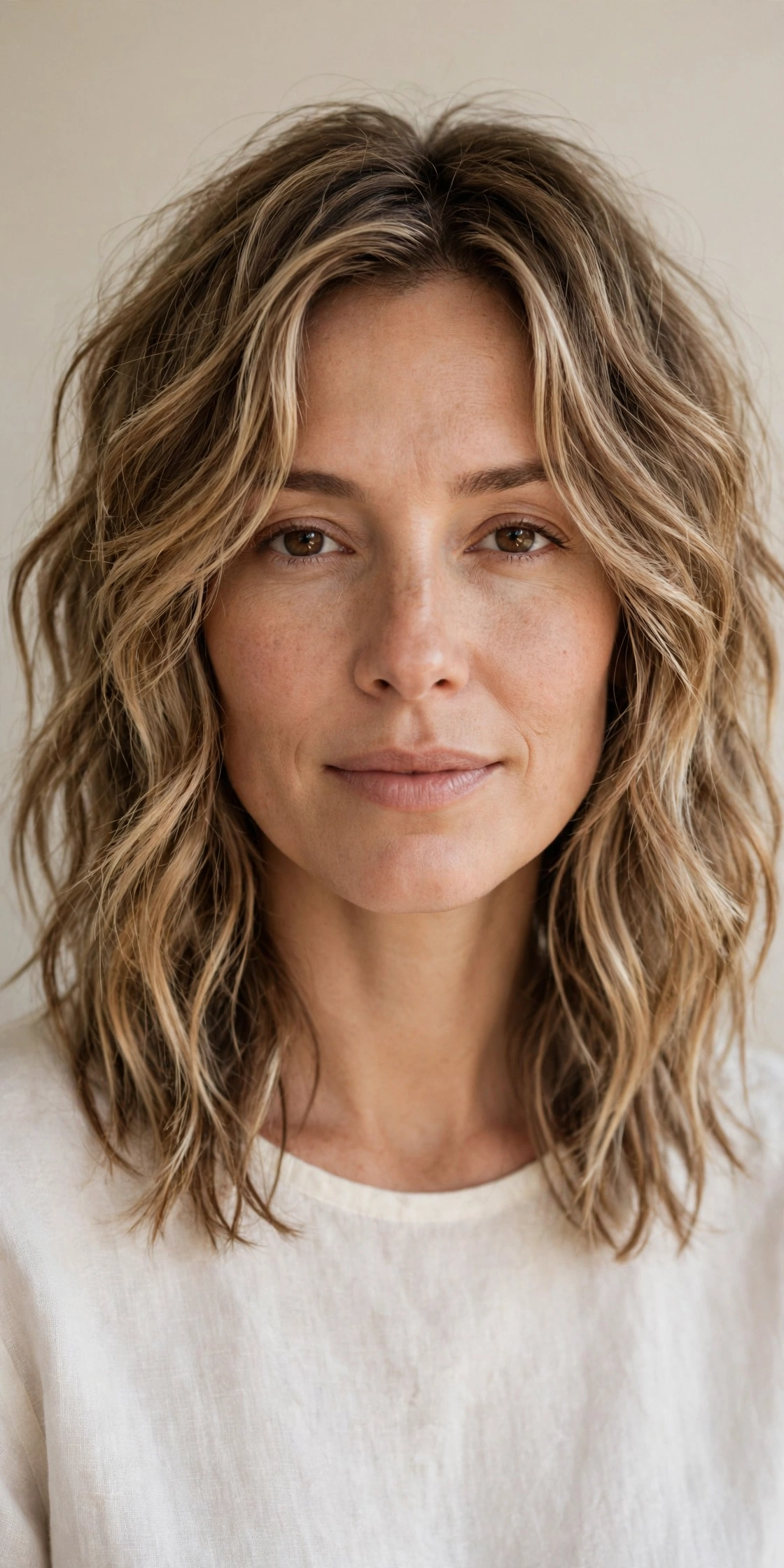 Beachy Wavy Shag Lob