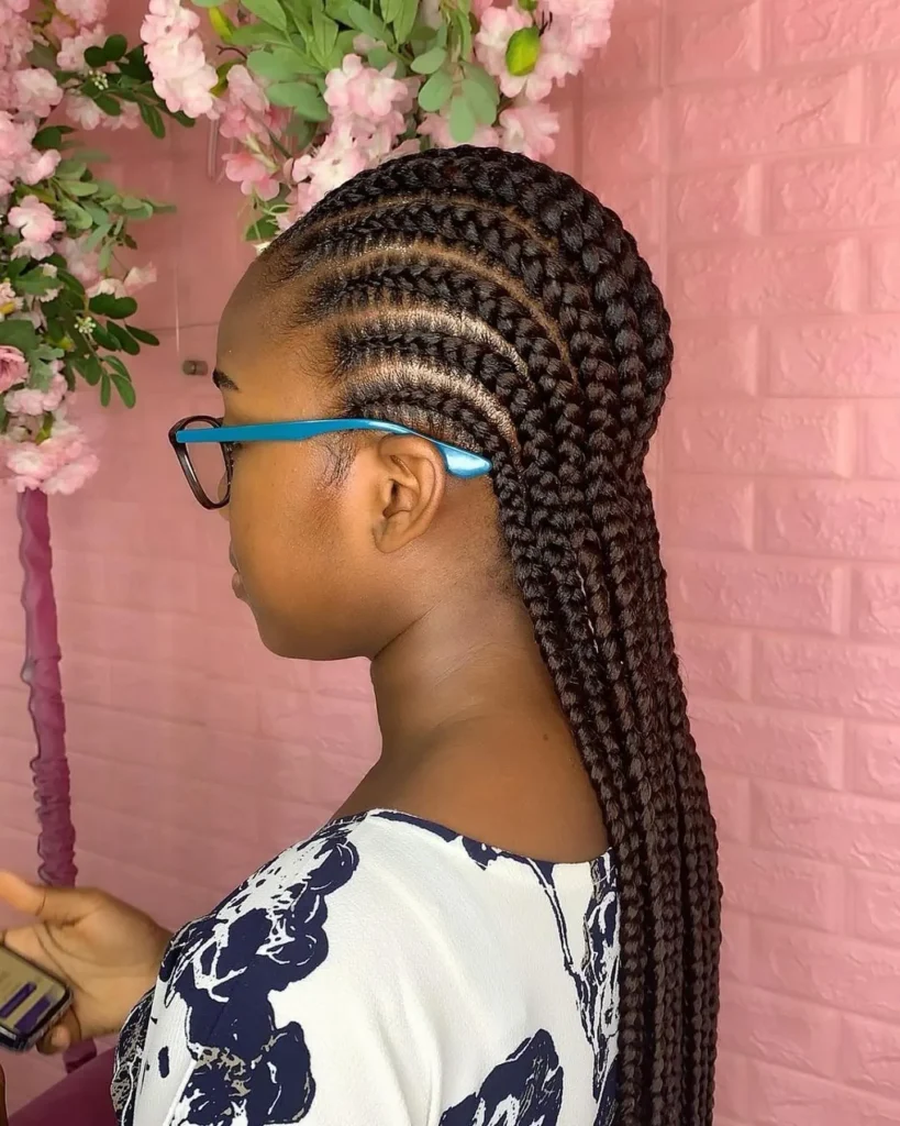 Classic Straight Back Cornrows