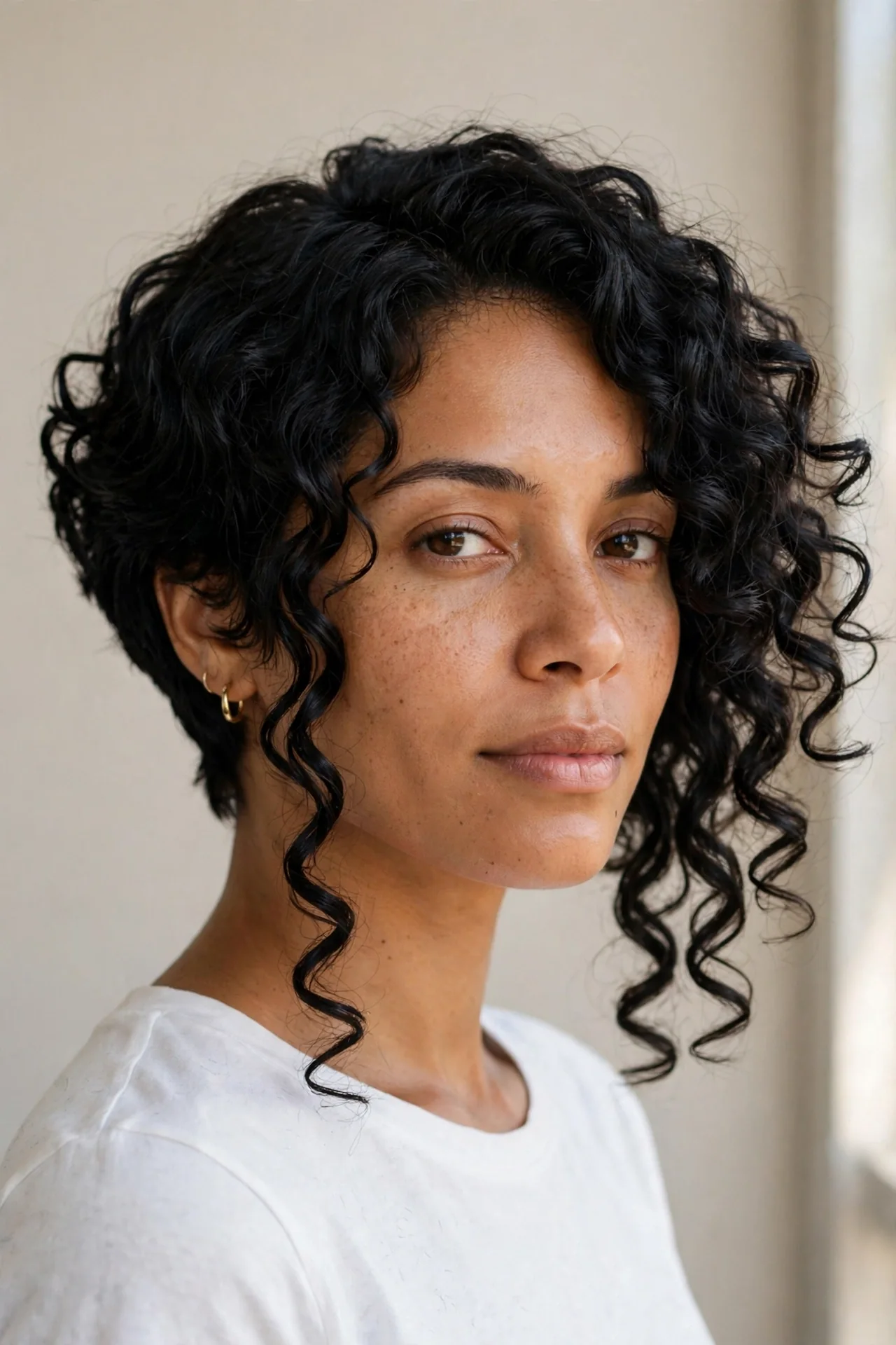 Curly Bob with Bounce and Definition