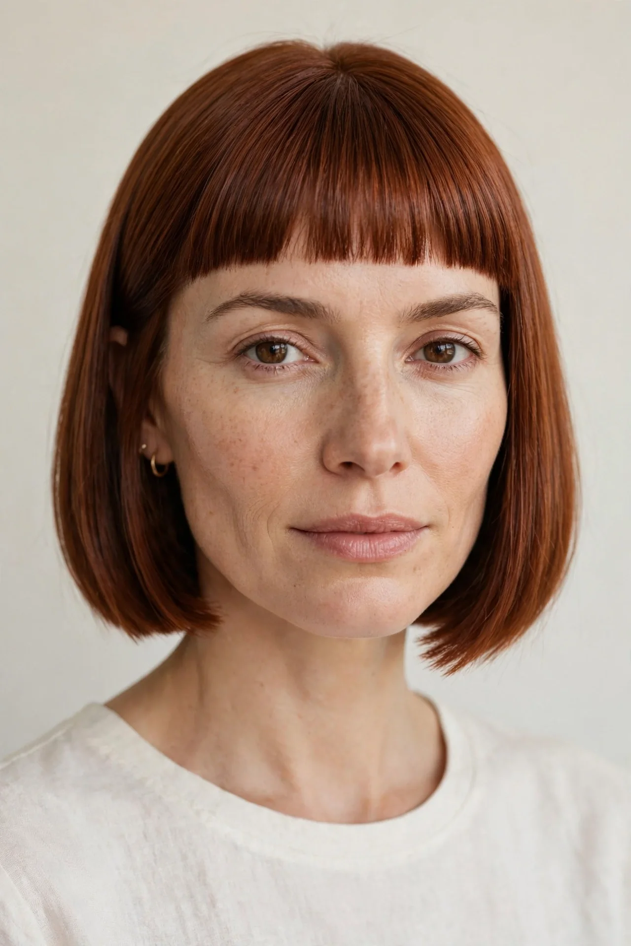 The French Girl Bob with Micro Bangs