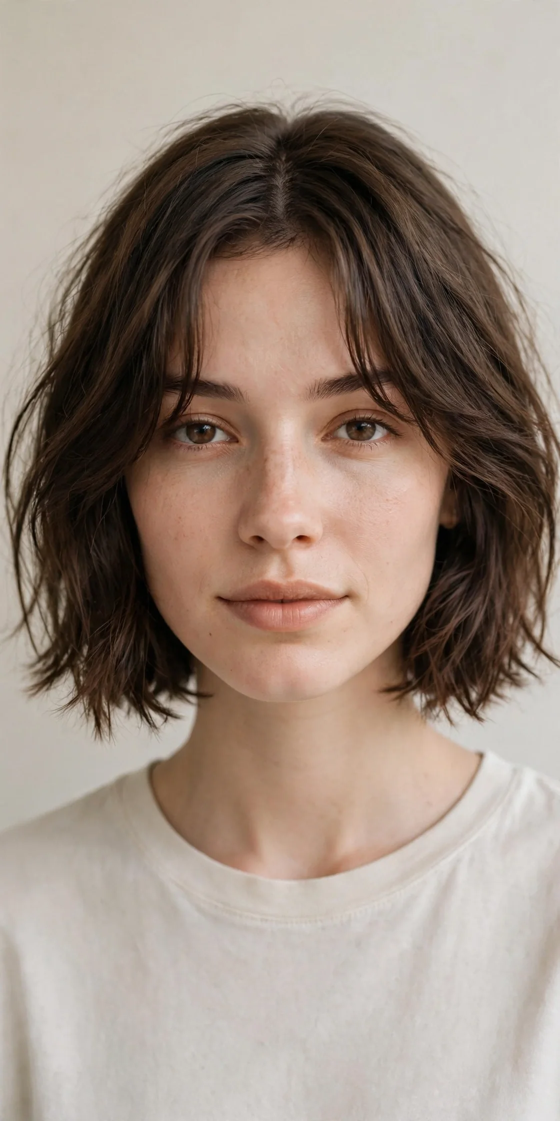 The Wash-and-Go Bob with Soft Curtain Fringe
