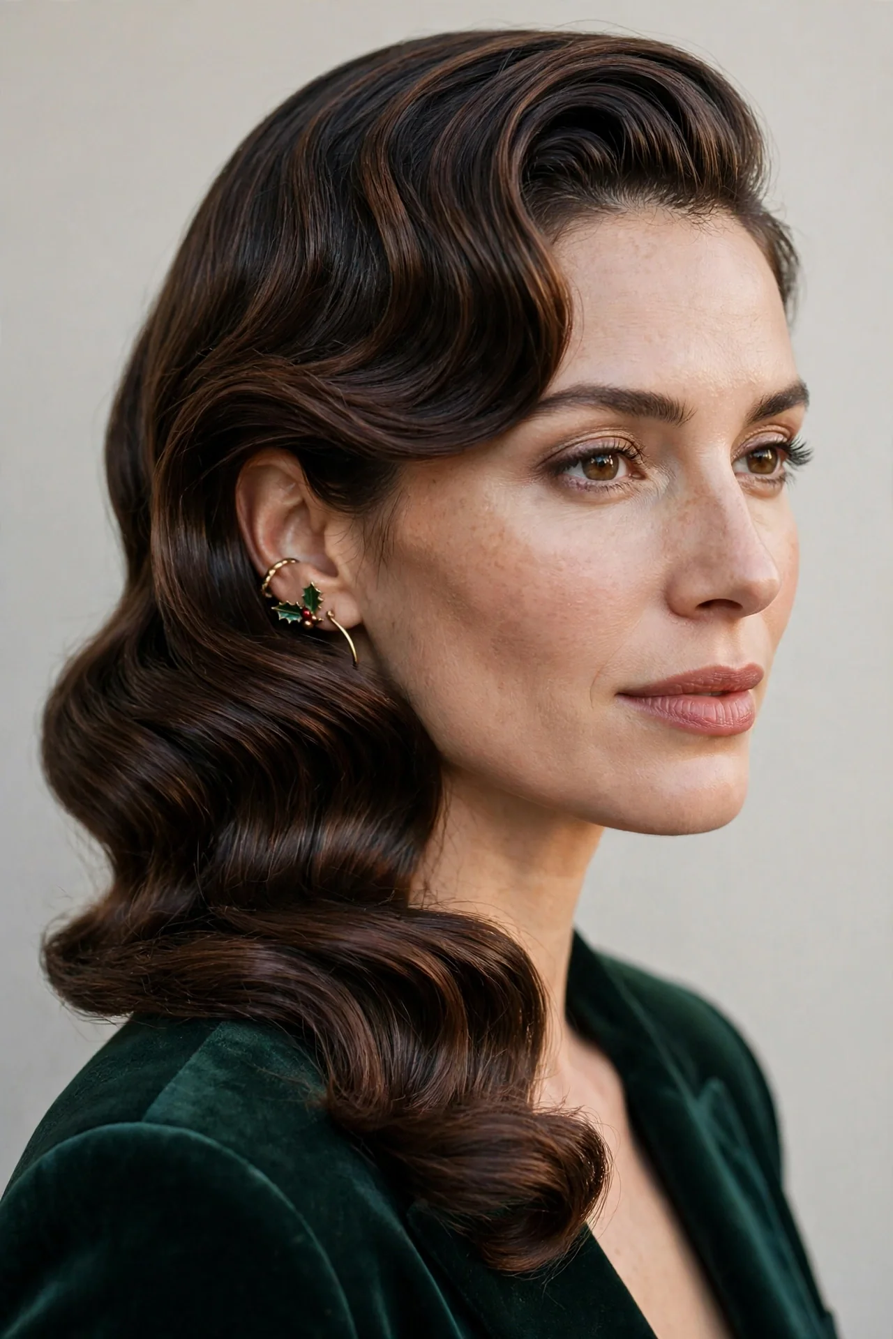 Hollywood Glam Holiday Waves