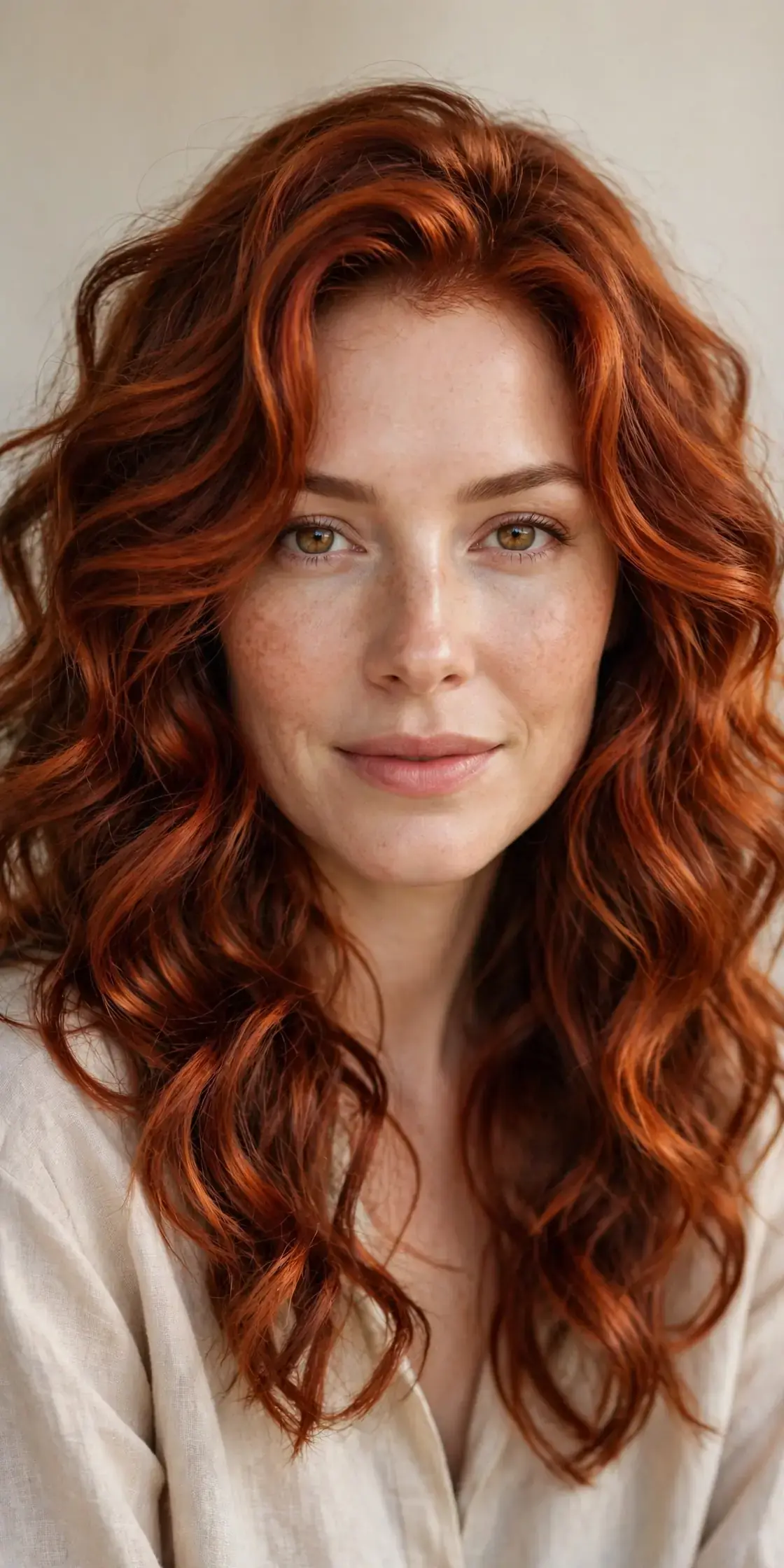 Bright Cowboy Copper Waves with an Auburn Glow