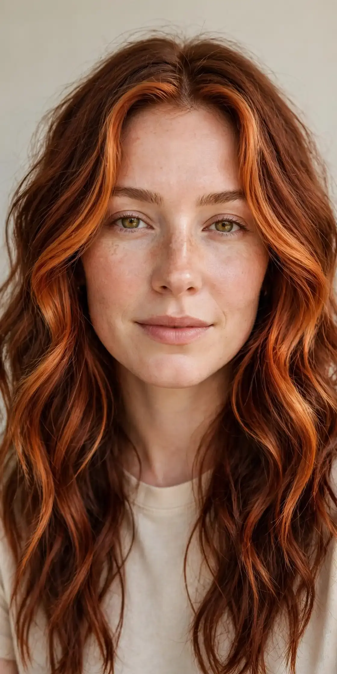 Cowboy Copper with Face-Framing Copper Highlights