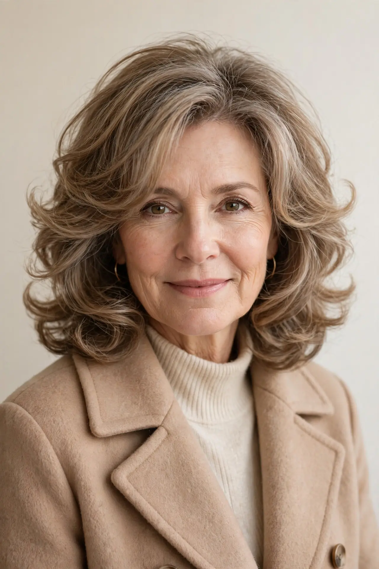 Bouncy Blowout with Face-Framing Layers