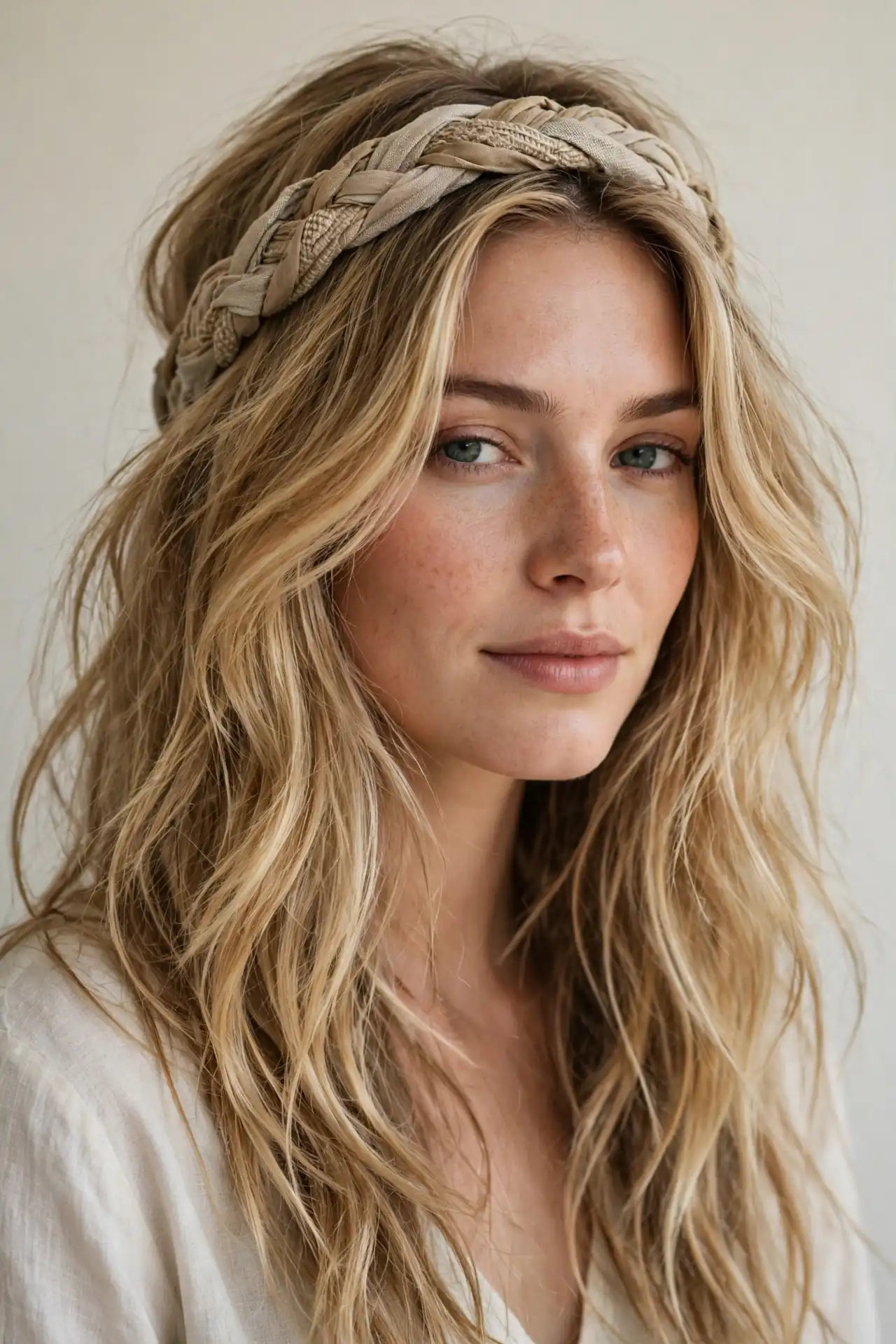 Boho Braided Headband Hairstyles for Weekends