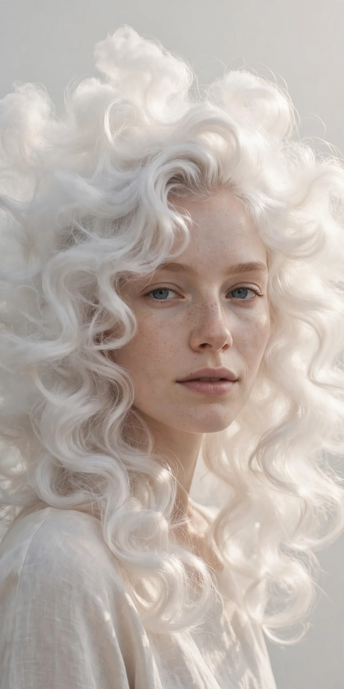 Ghostly Loose Curls: An Easy Halloween Hairstyle That Glows in Photos