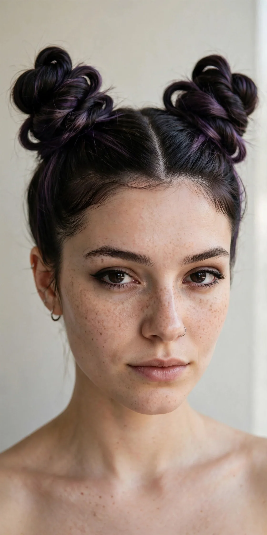 Double Gothic Space Buns