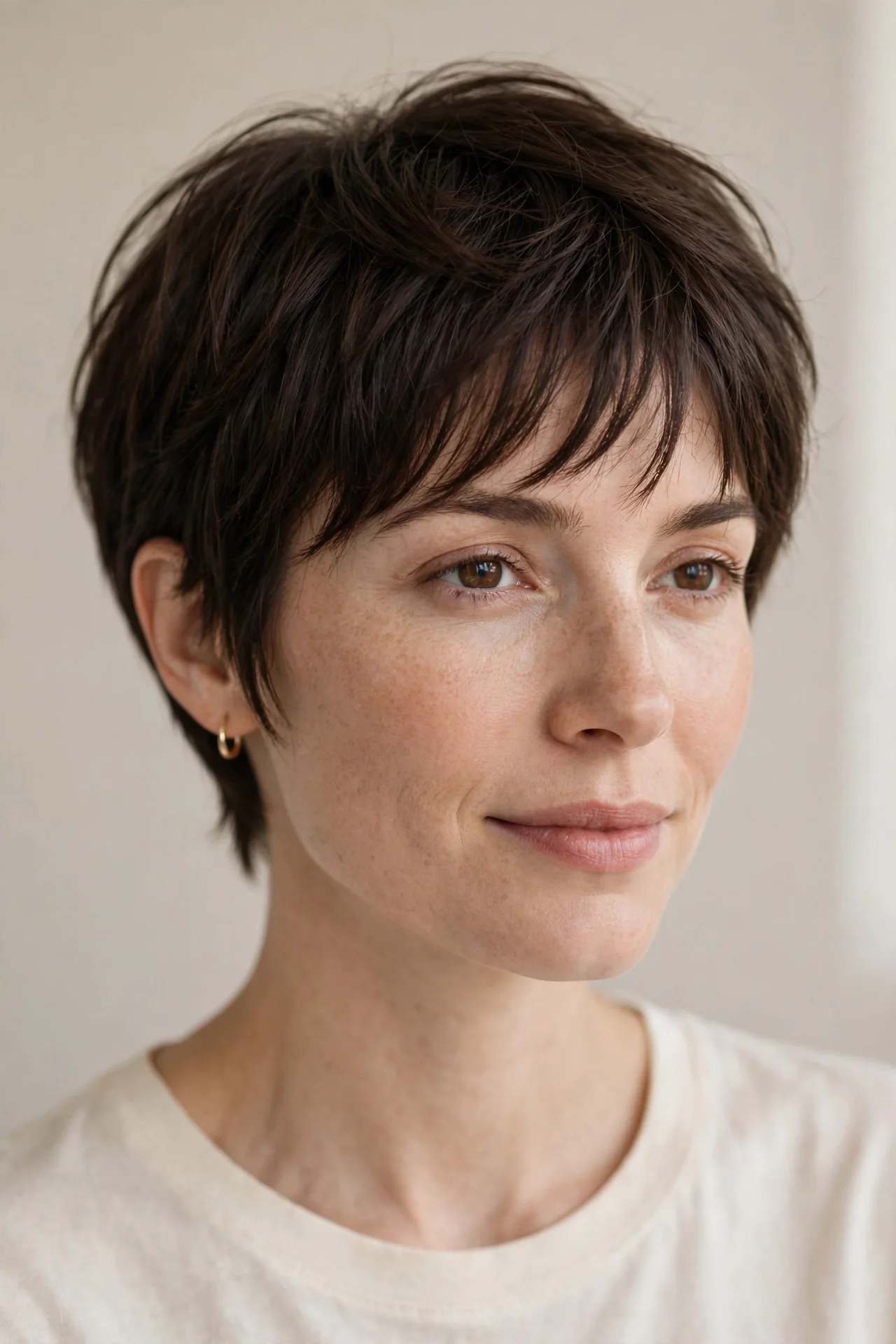 Wispy Bang Pixie with Soft Layers