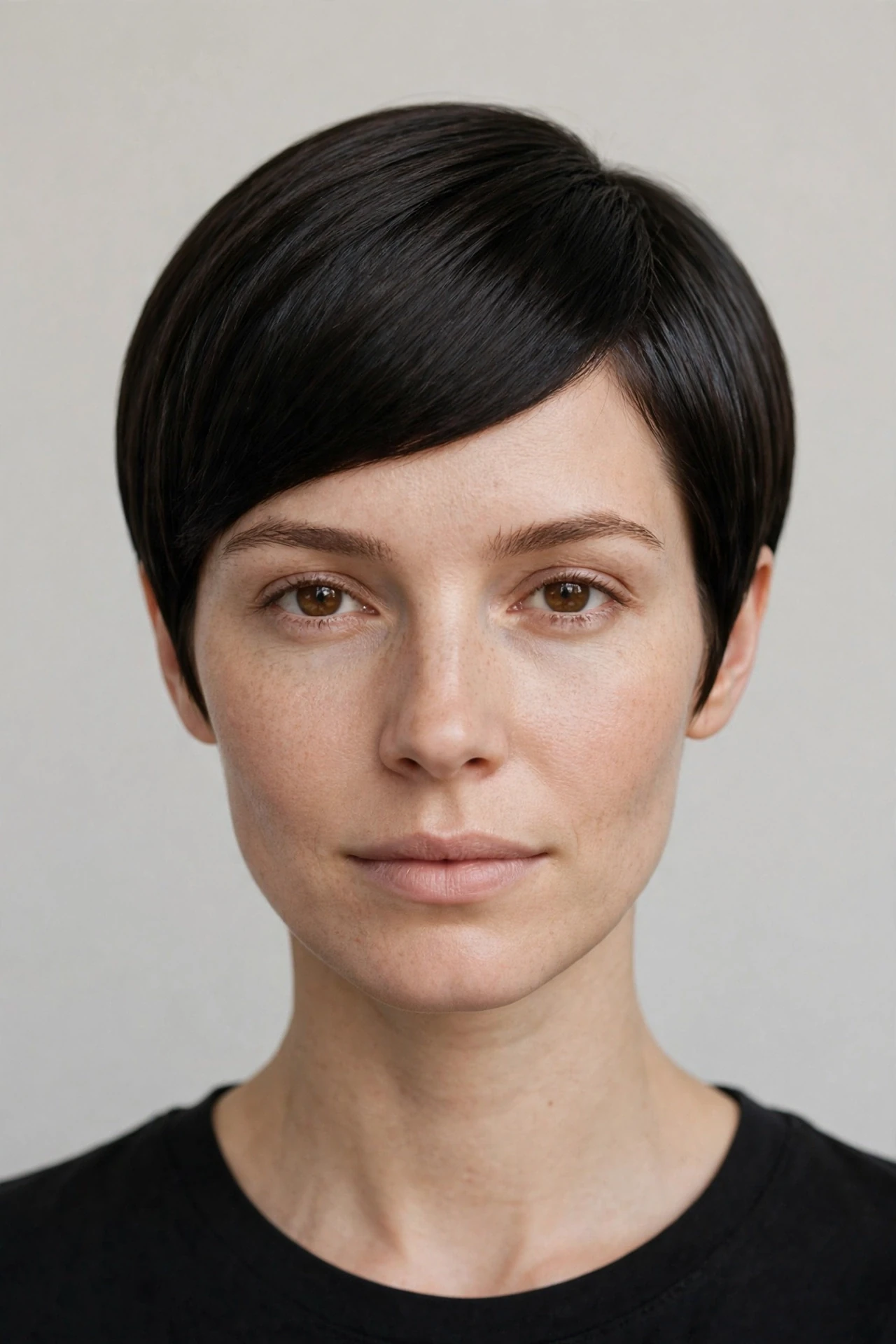 Sleek Rounded Pixie