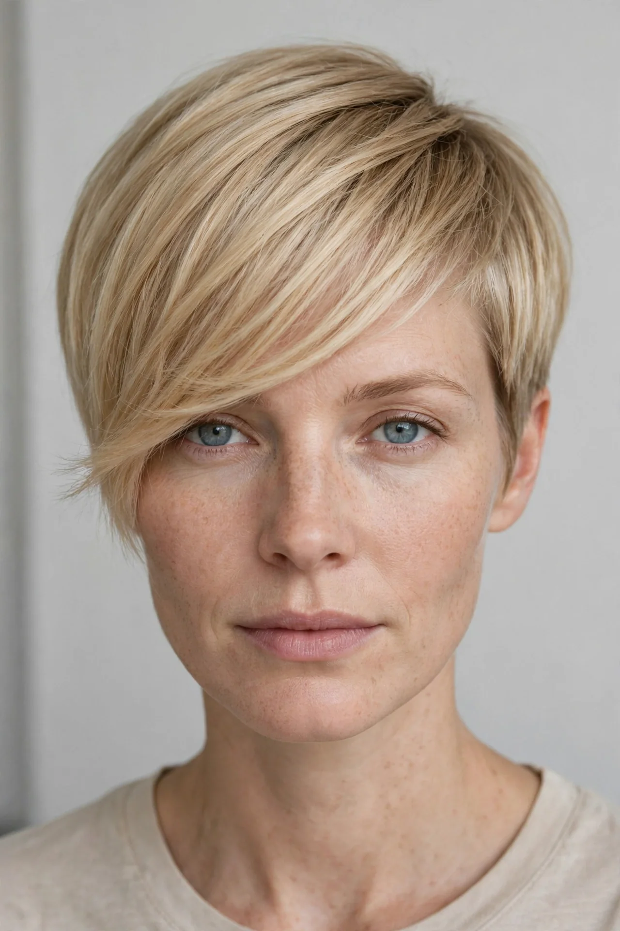 Asymmetrical Pixie with Longer Top