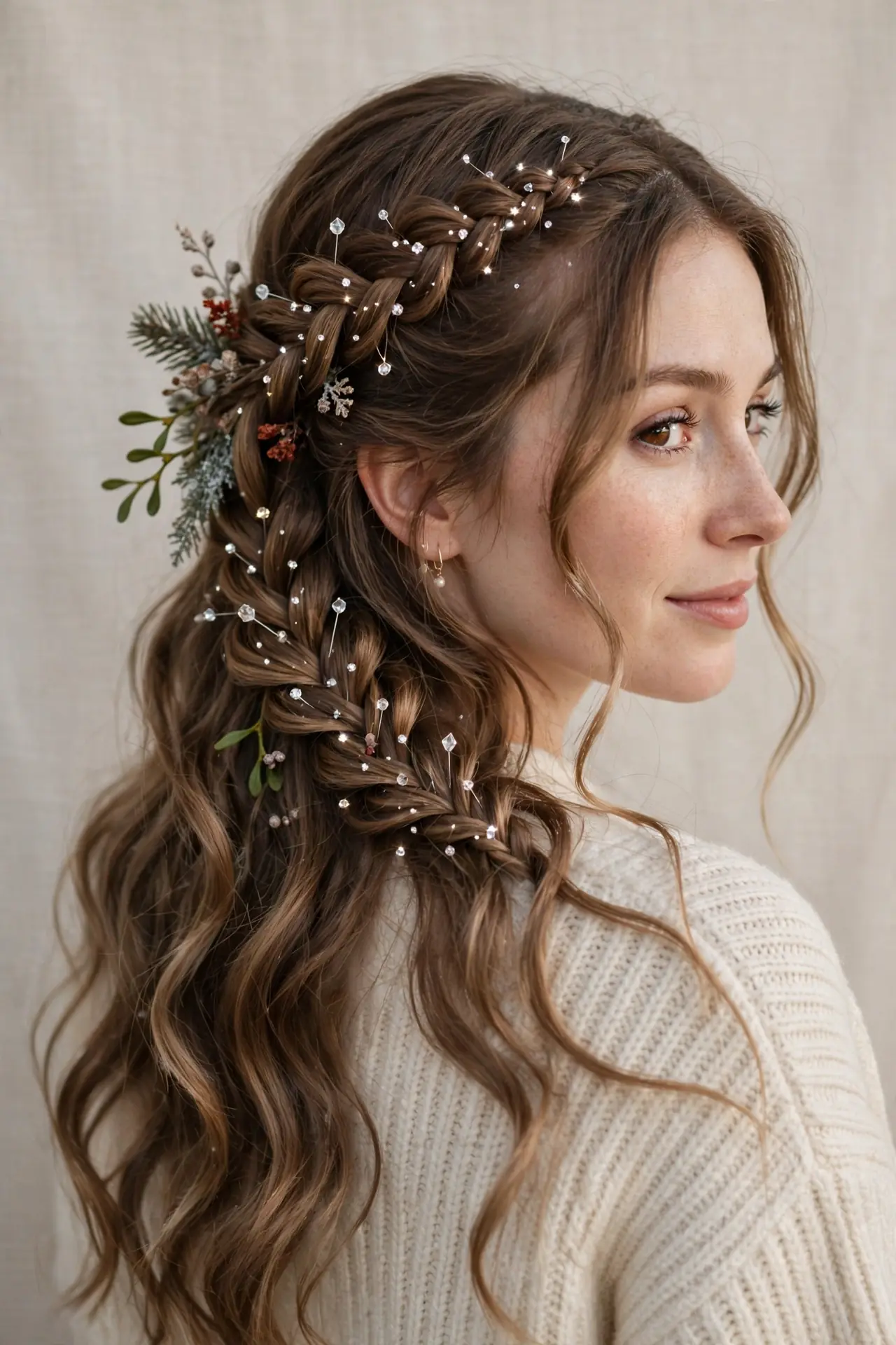 Starlit Waterfall Braid Waves