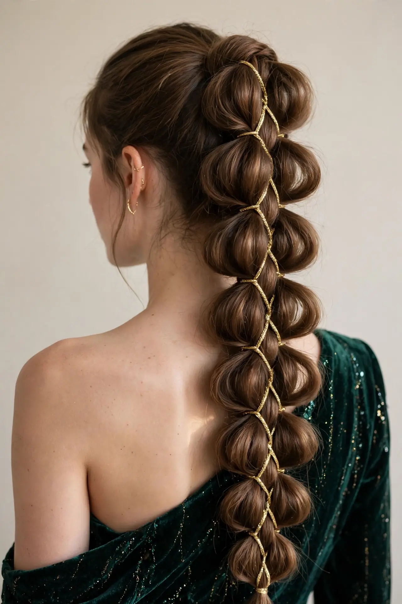 Tinsel-Touch Pull-Through Braid