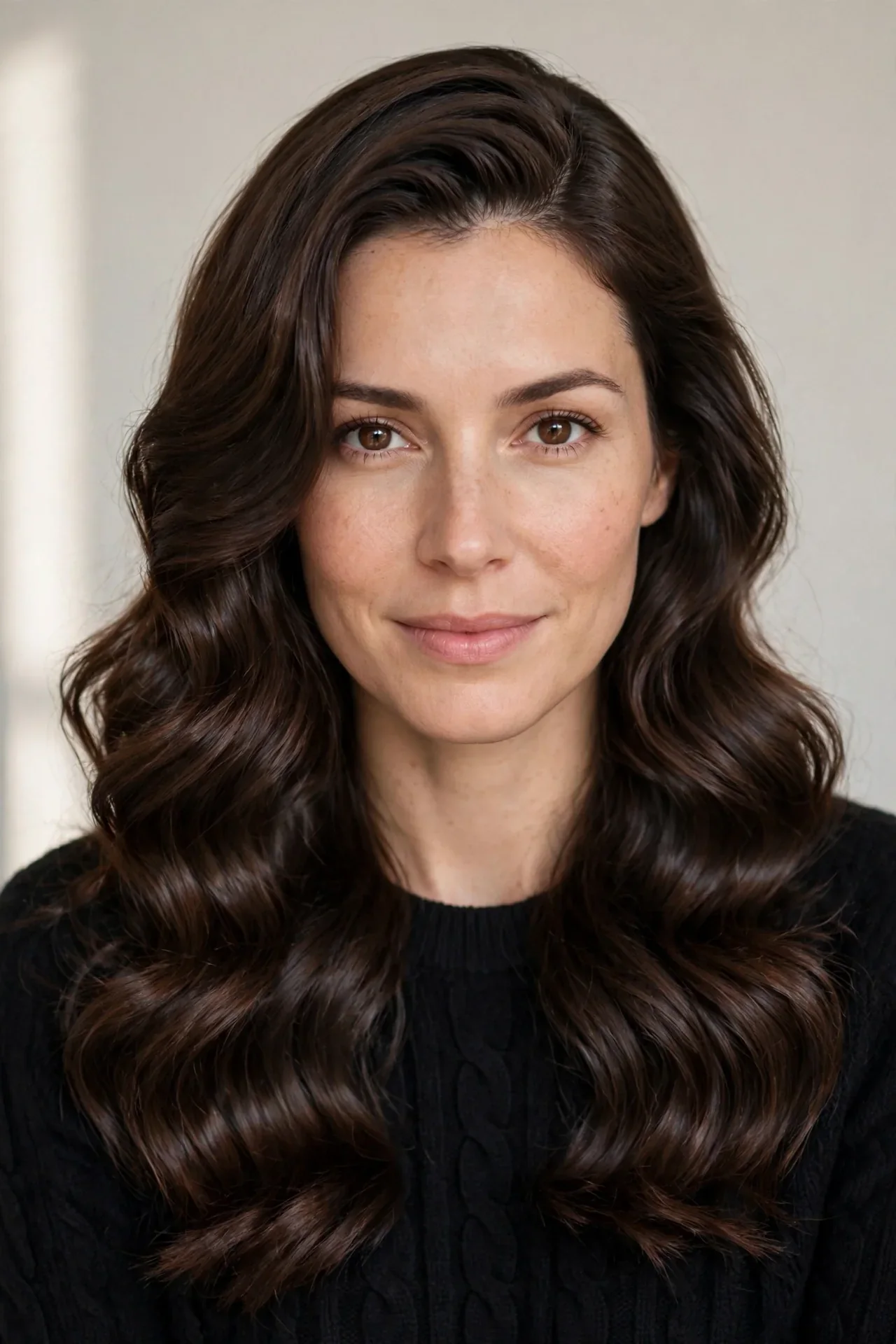 Glam Holiday Waves for Long Hair