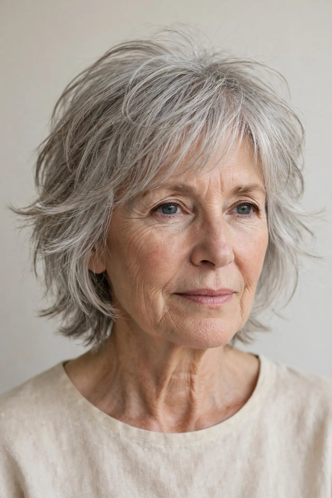 Airy Shag With Wispy Layered Ends