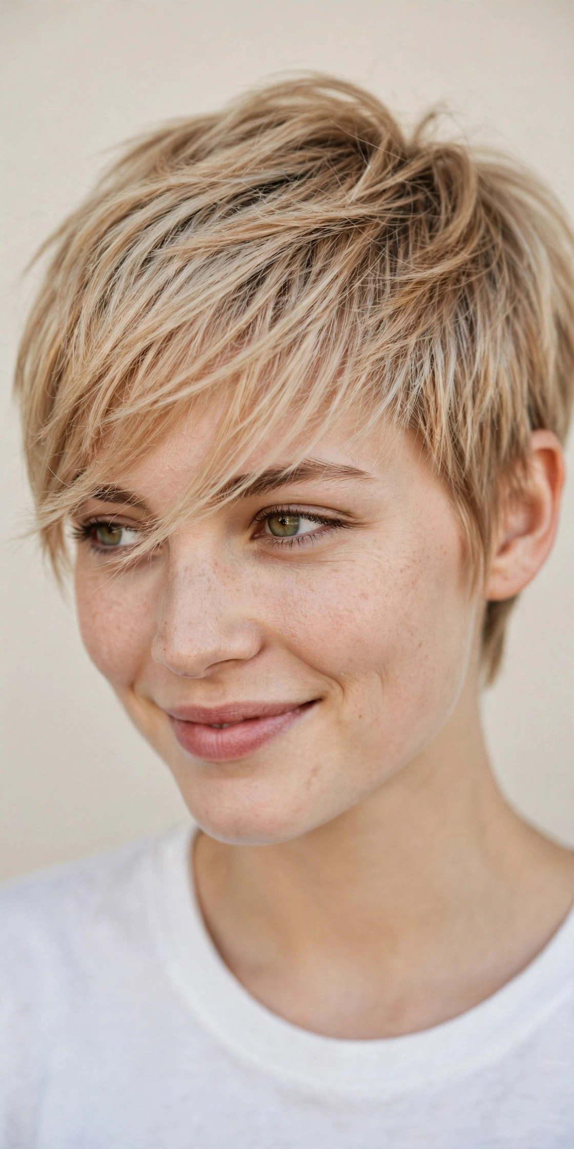 The Piecey Pixie with Side-Swept Fringe