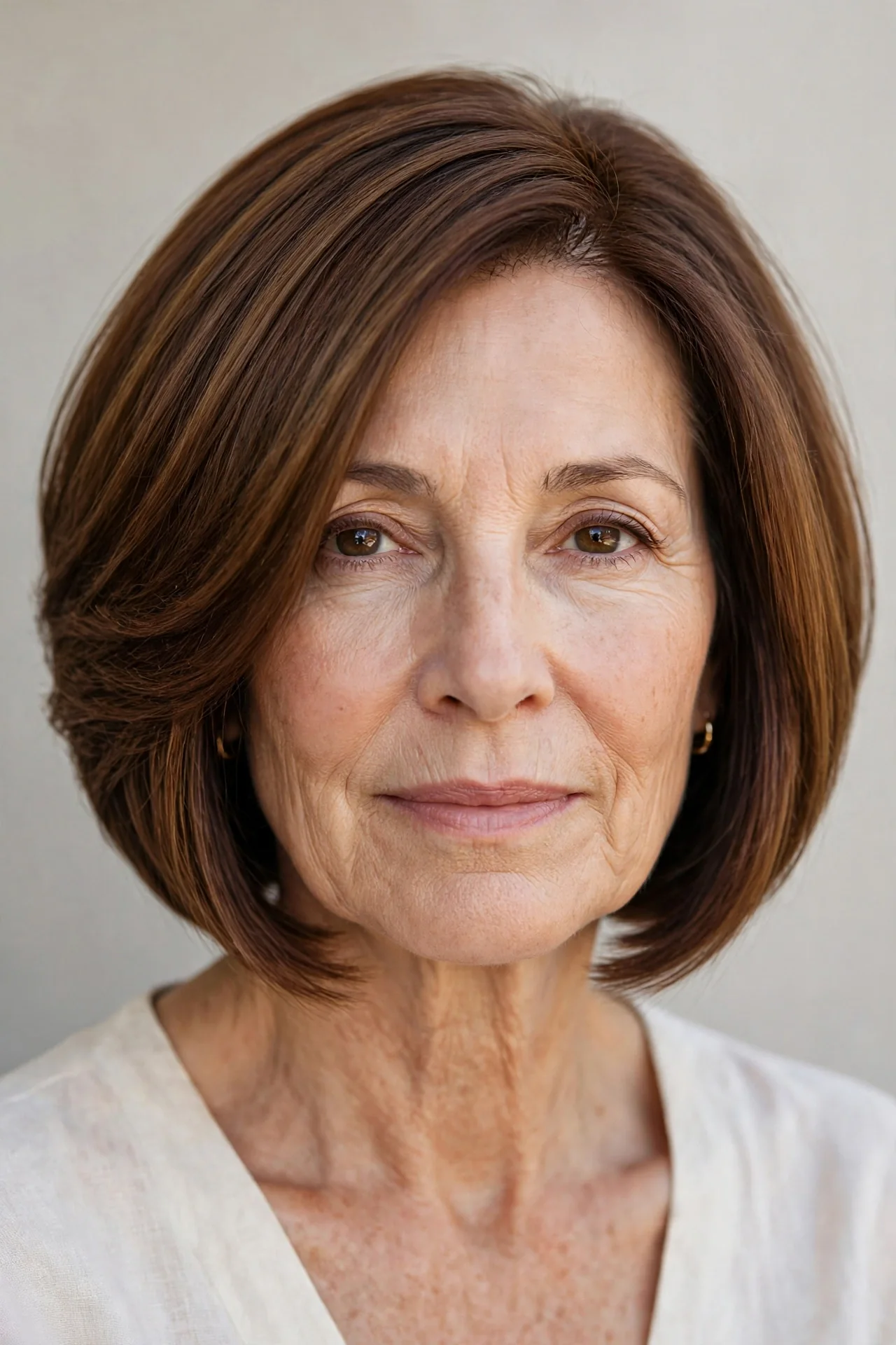 Stacked A-Line Bob With Graduated Back