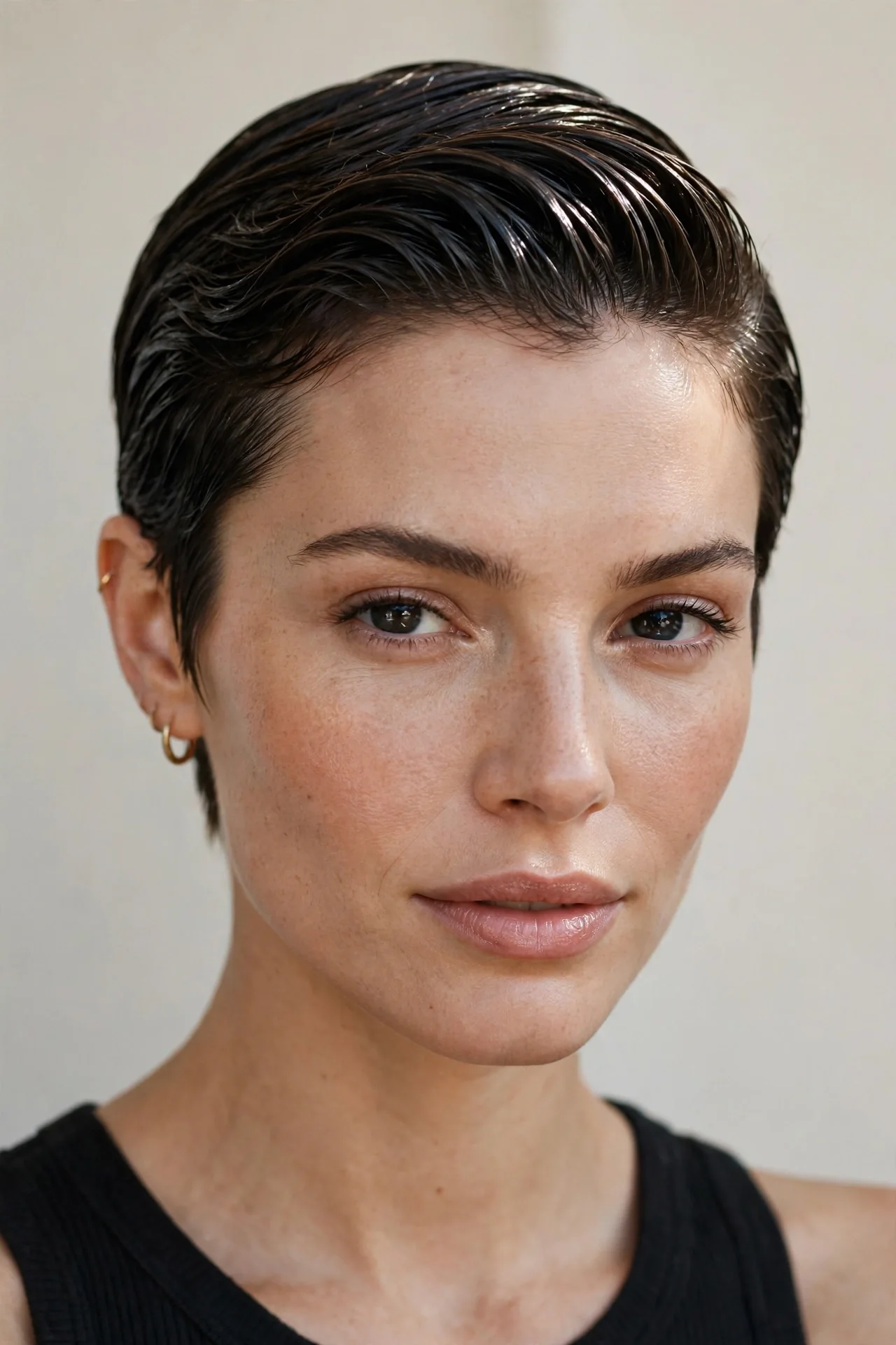 Polished Slicked-Back Party Glam