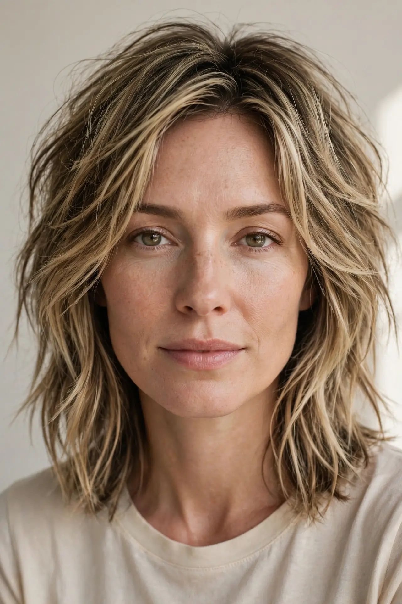 Piecey Razor-Cut Layers for a Lived-In Look