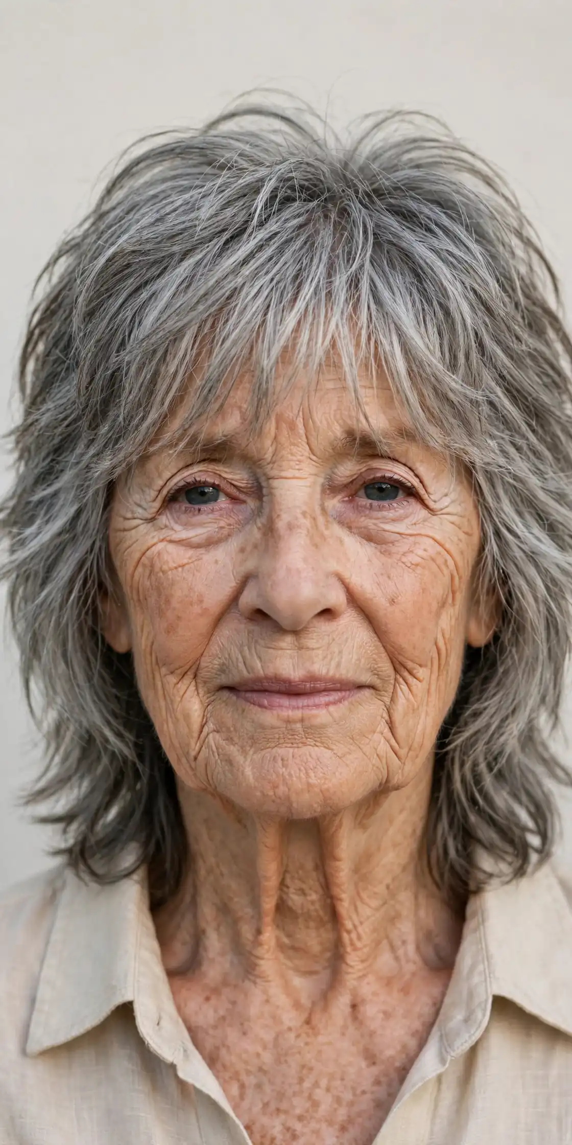 Wispy Shag with Fringe for Women Over 70