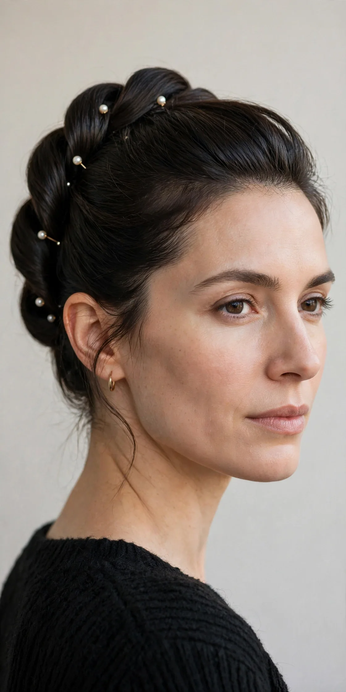 Pearl French Twist for NYE