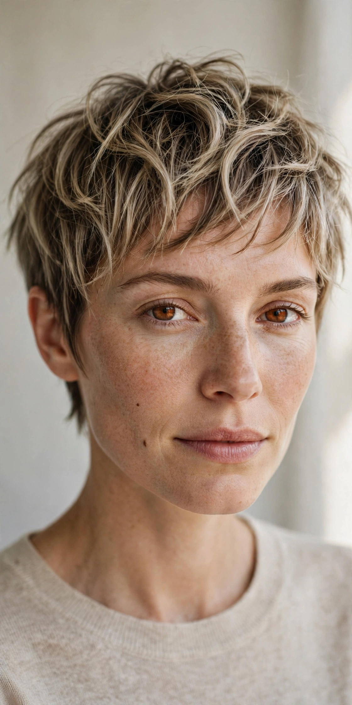 The Textured Choppy Pixie