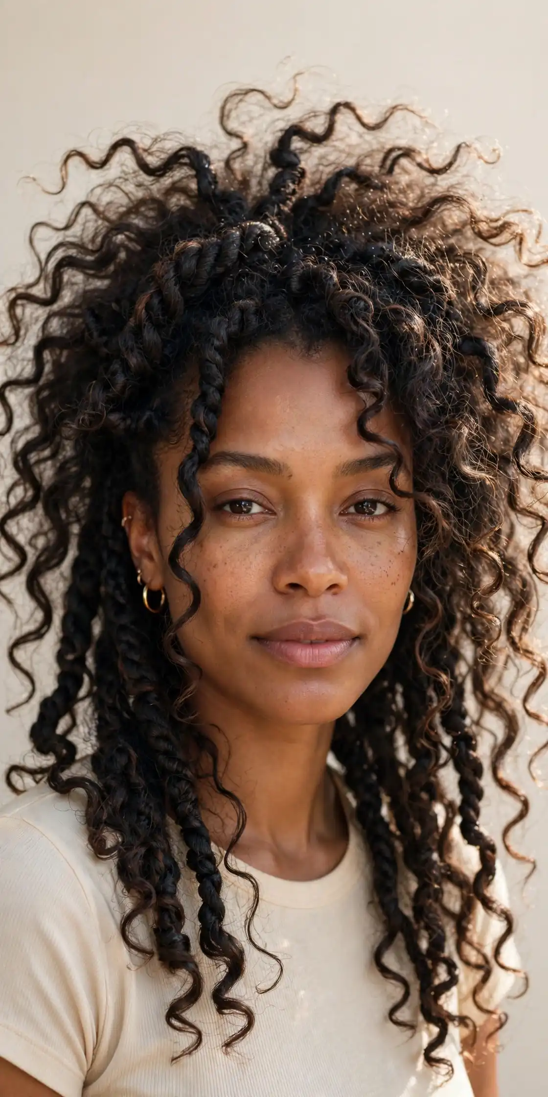Bohemian Passion Twists with Free-Flowing Curls
