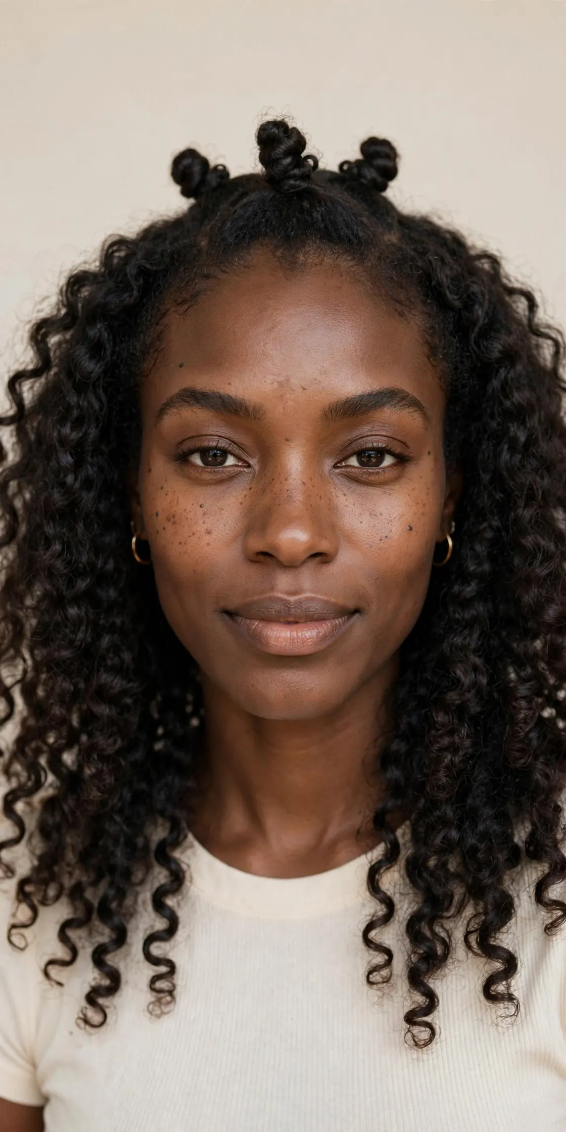 Bantu Knot-Outs with Defined Curls