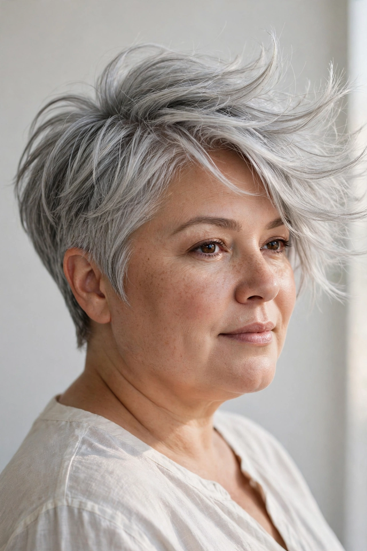 The Feathered Tapered Pixie