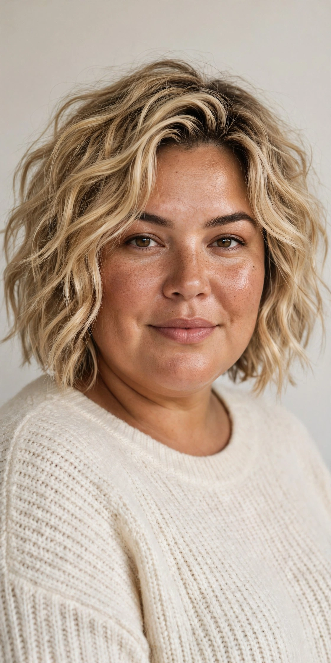 The Tousled Beach-Wave Bob