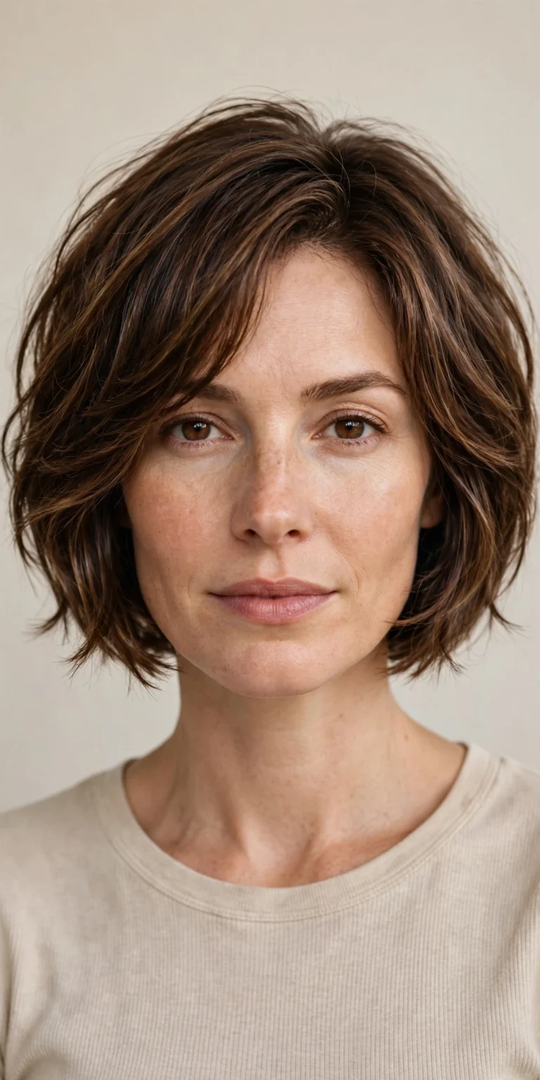 Classic Textured Layered Bob