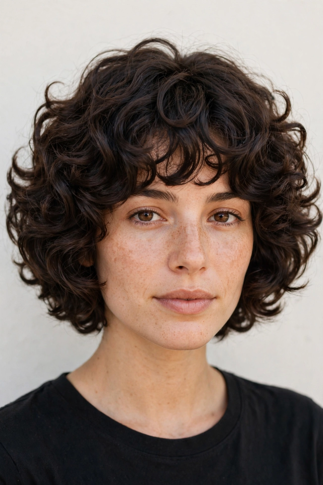 Curly Layered Bob