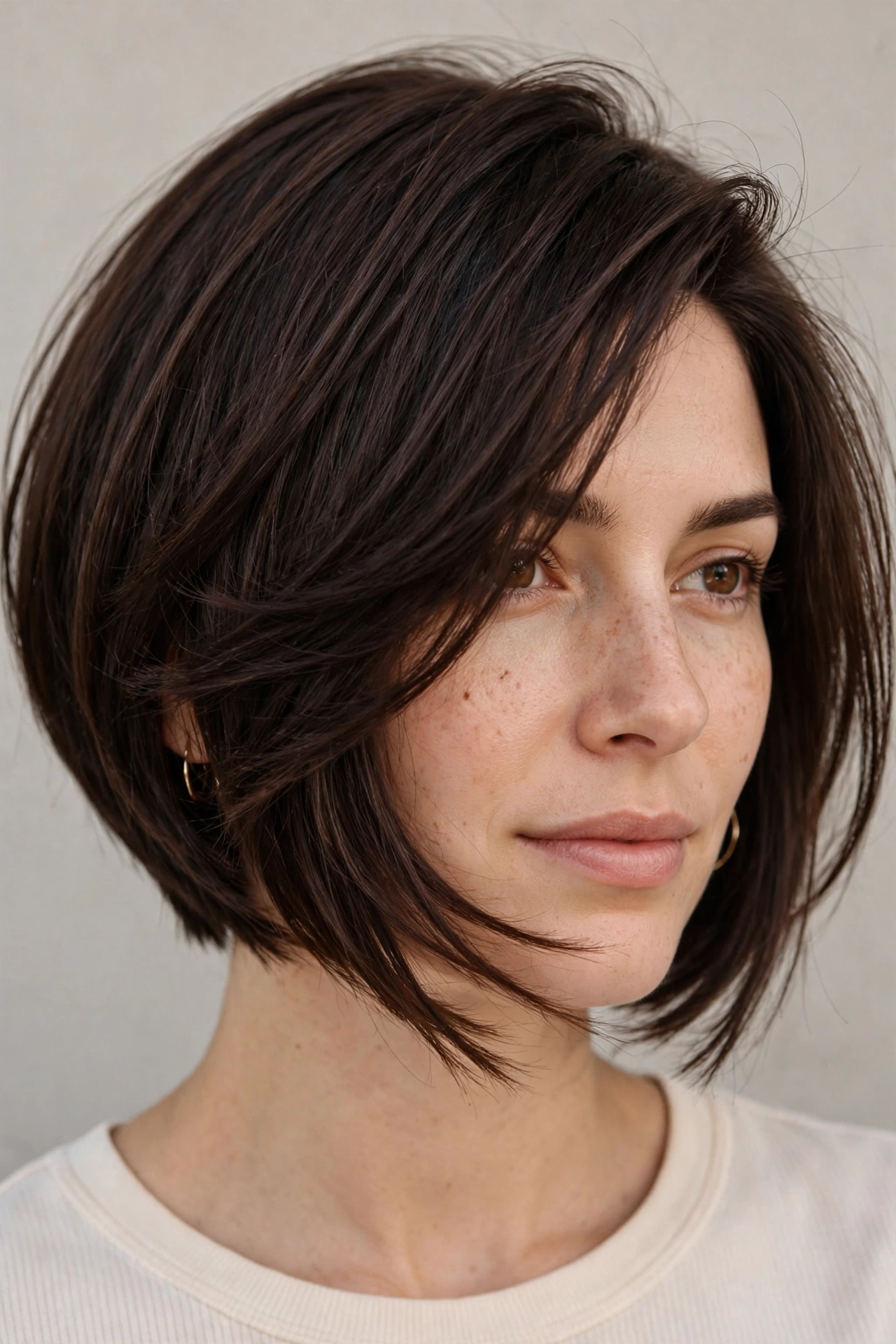 Angled Bob with Face-Framing Layers