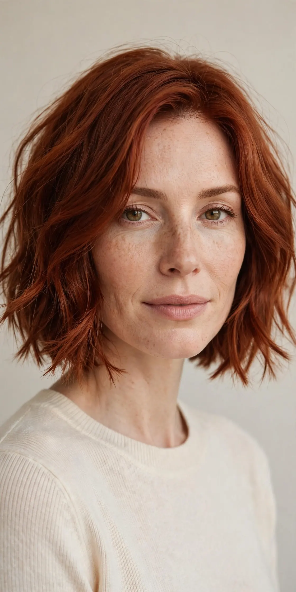 Chin-Length Bob with Piecey Ends
