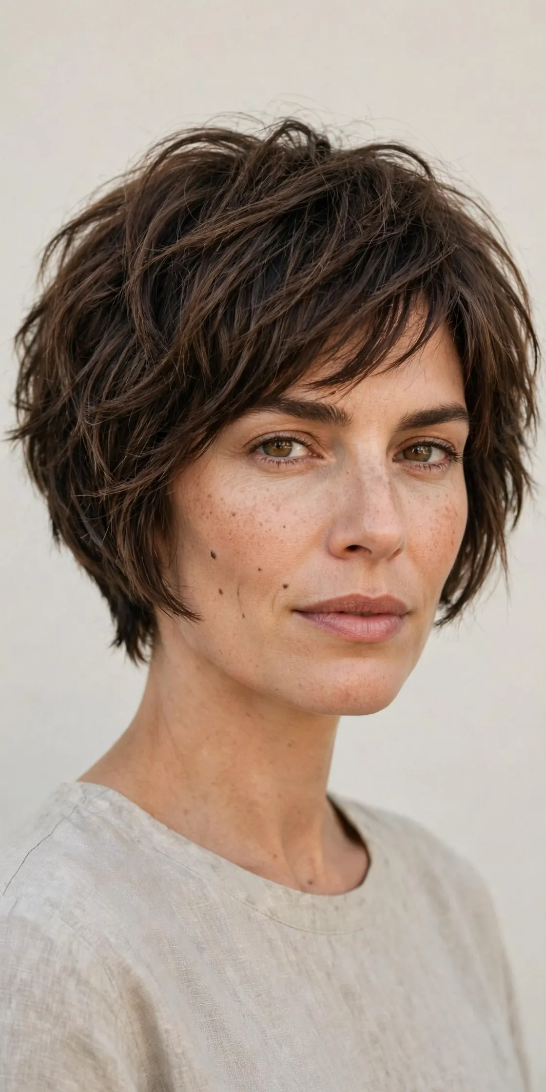 The Textured Jaw-Length Bob