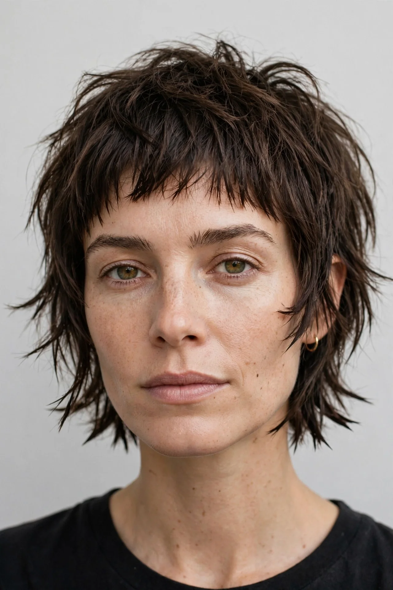 Short Bob with Ragged Choppy Ends