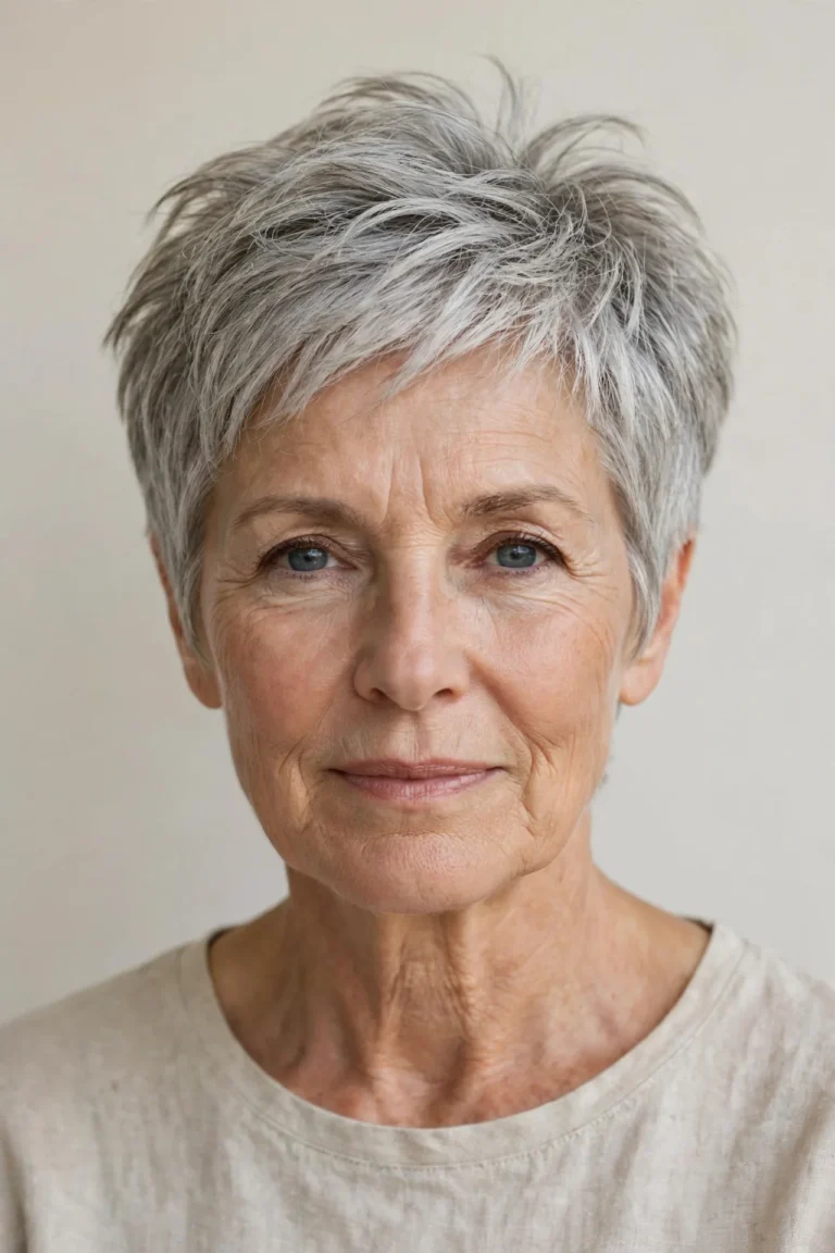 Short Messy Pixie with Lifted, Piecey Layers