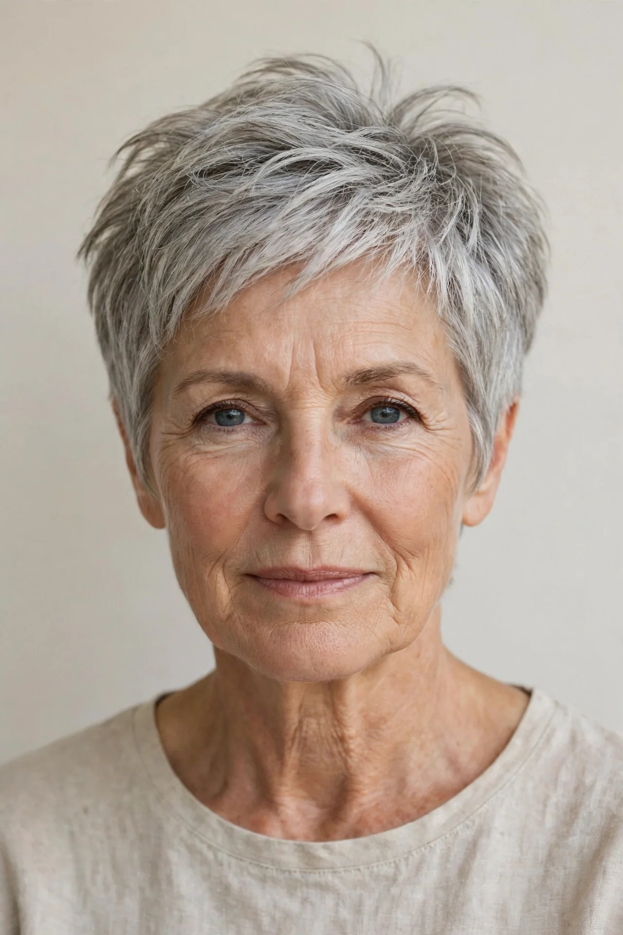 Short Messy Pixie with Lifted, Piecey Layers