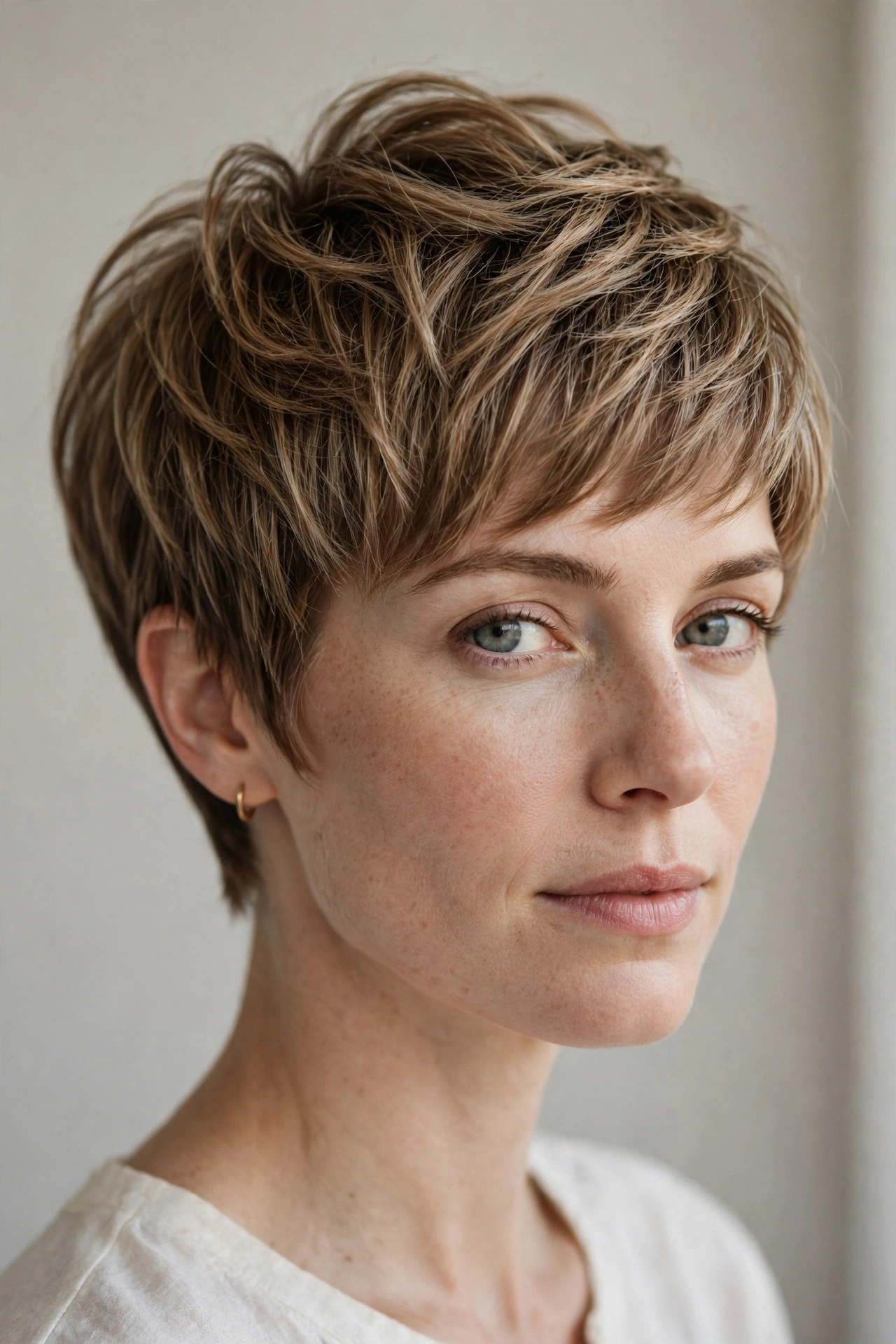 The Classic Layered Pixie