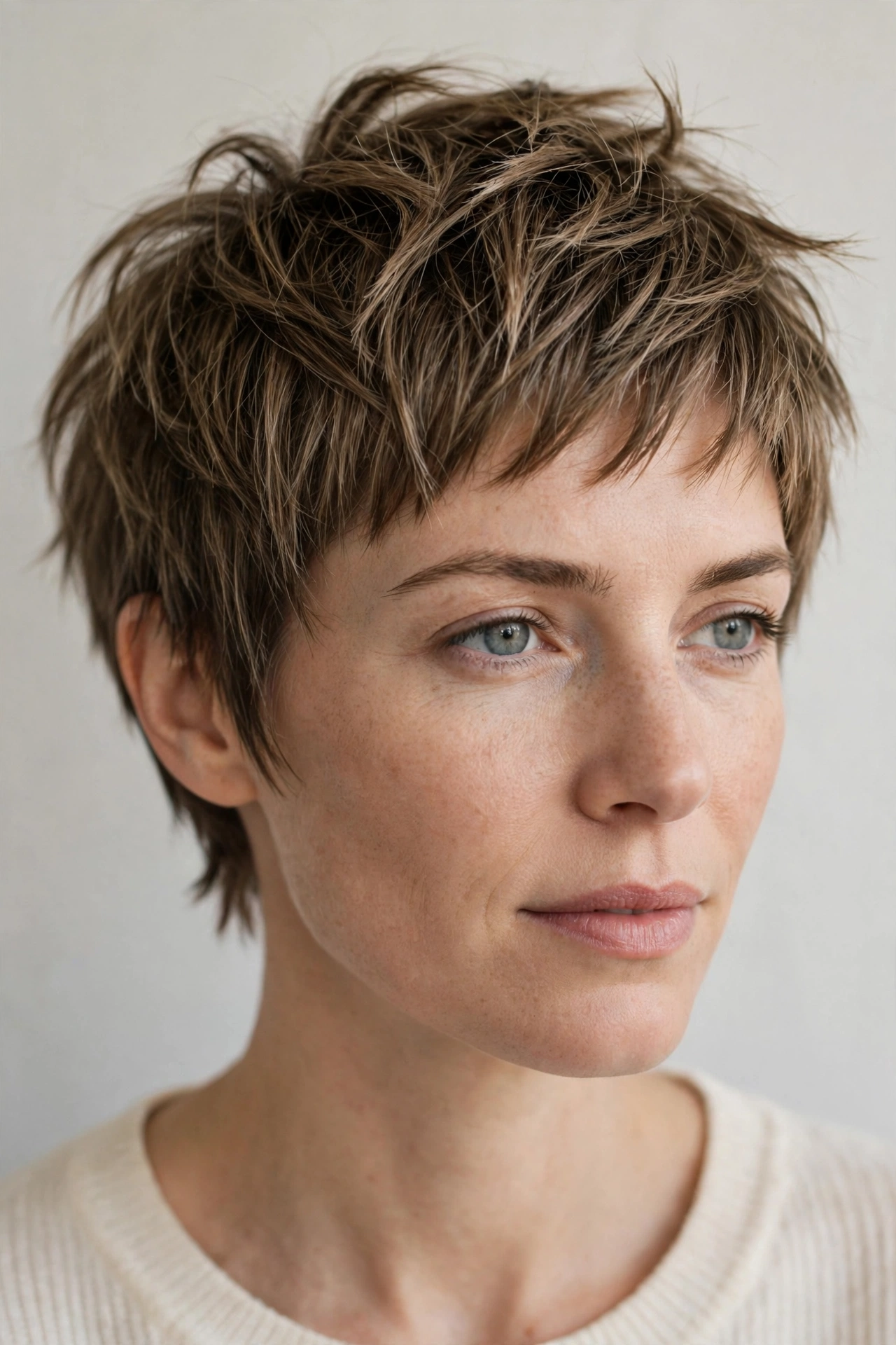 Textured Choppy Pixie