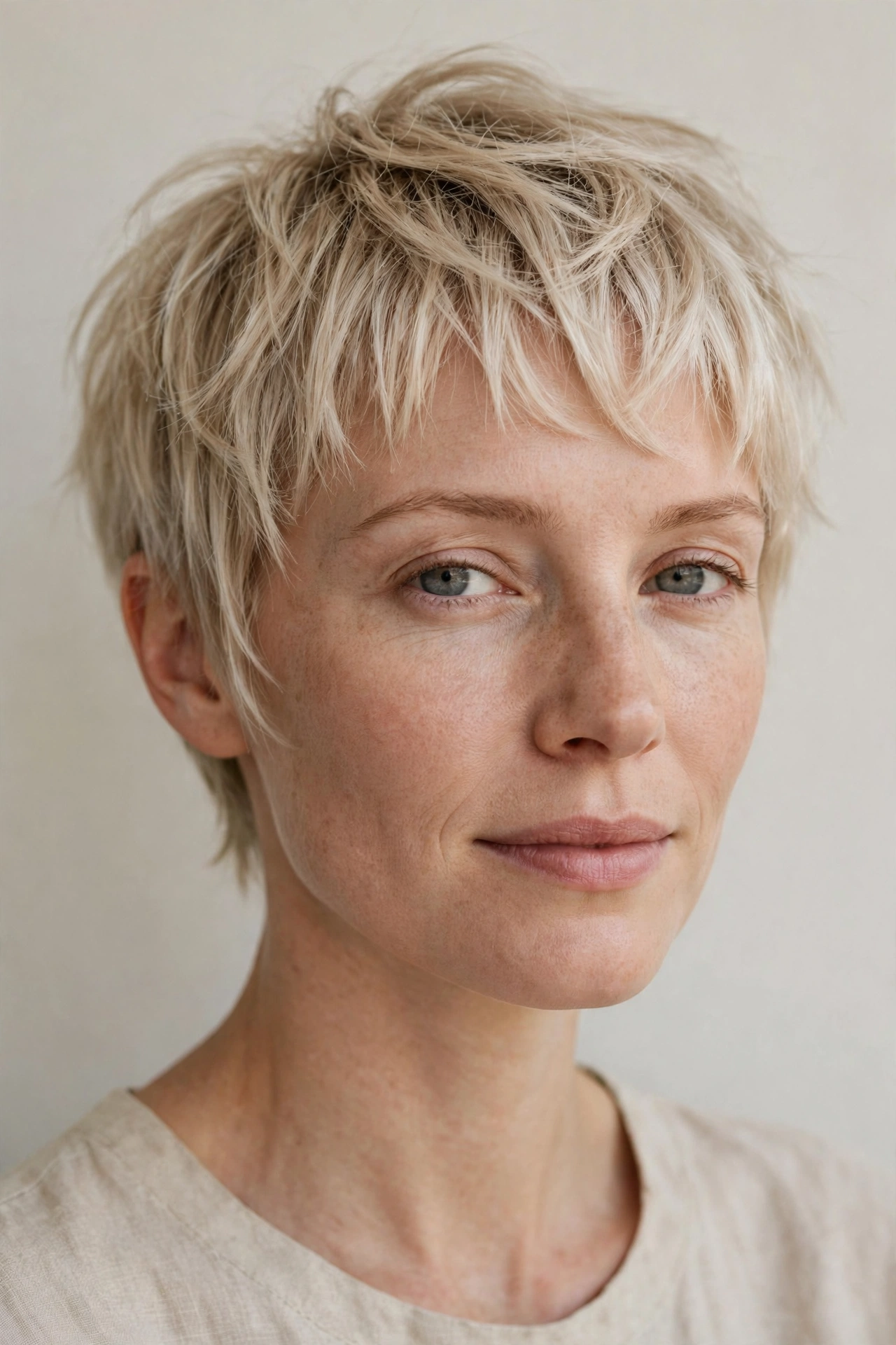 Wispy Pixie with Feathered Fringe