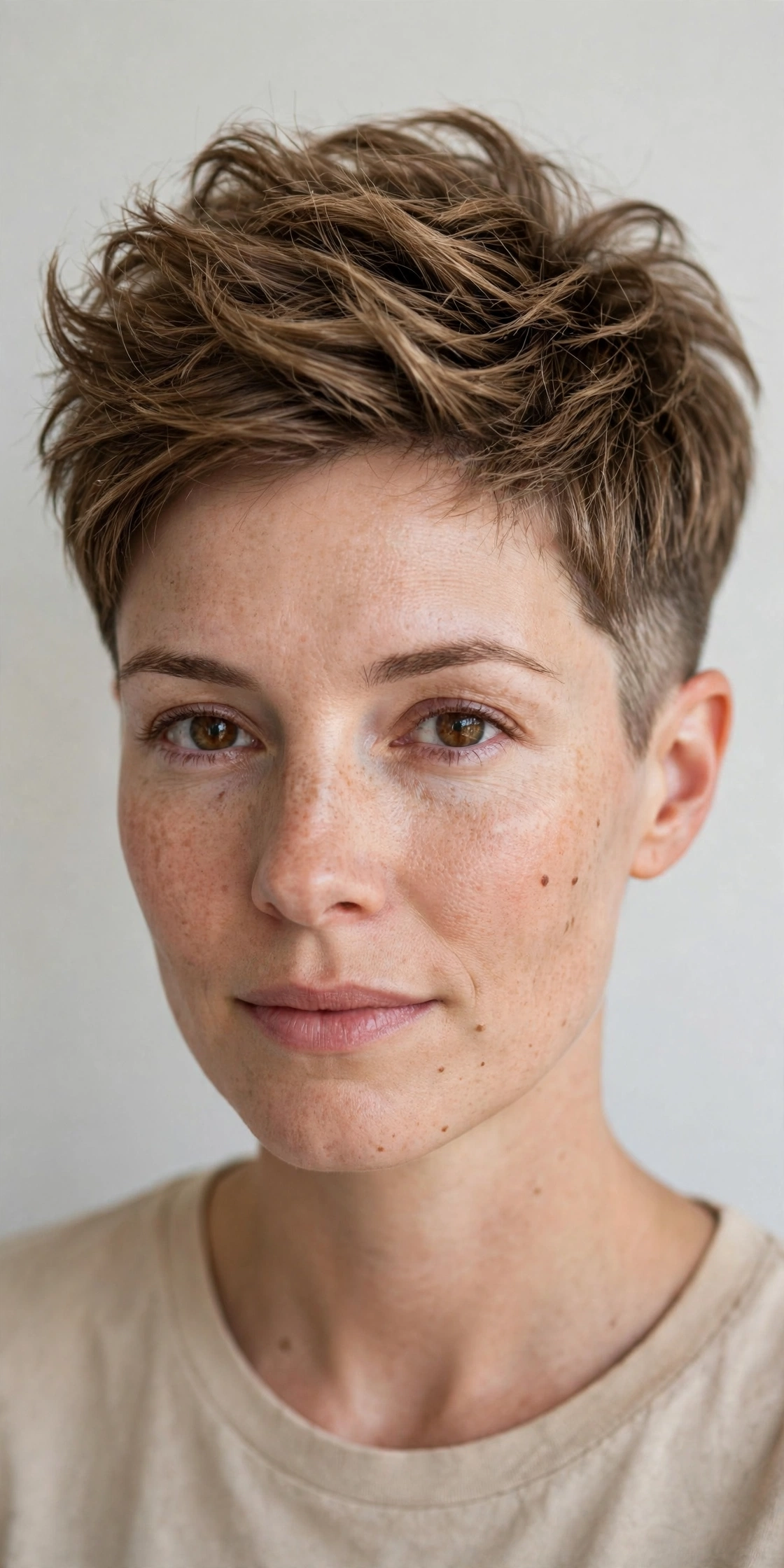 Short Cropped Pixie with Texture on Top