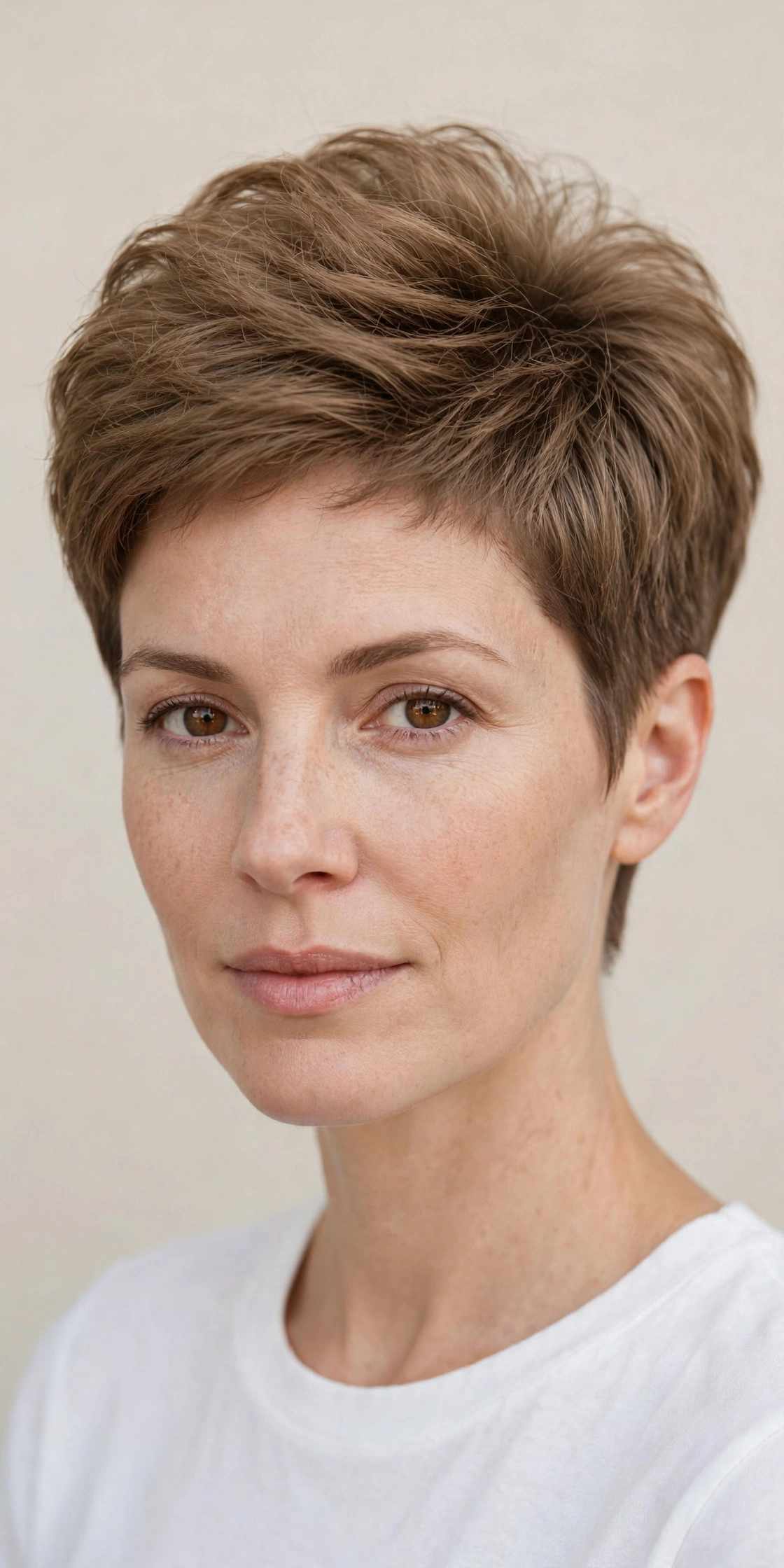 Tapered Pixie with Full Crown