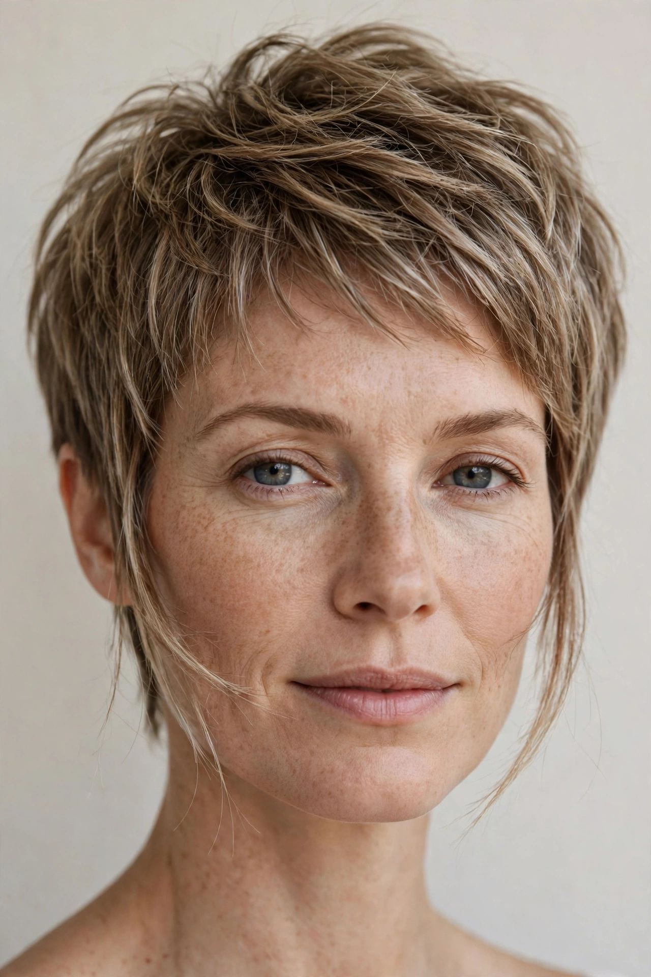 Pixie with Long Sideburn Pieces