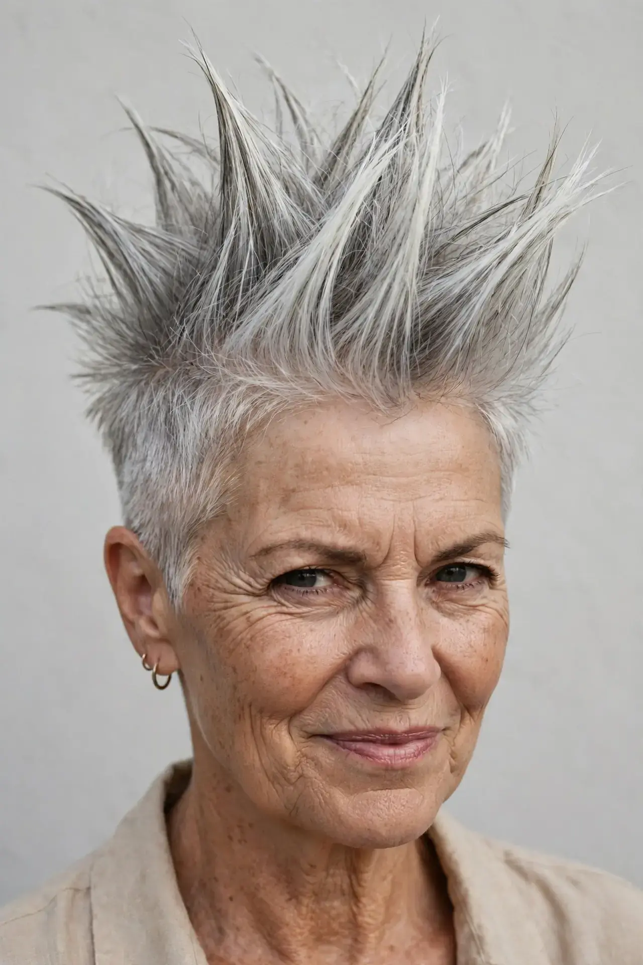 Sassy Crown-Volume Spiky Cut