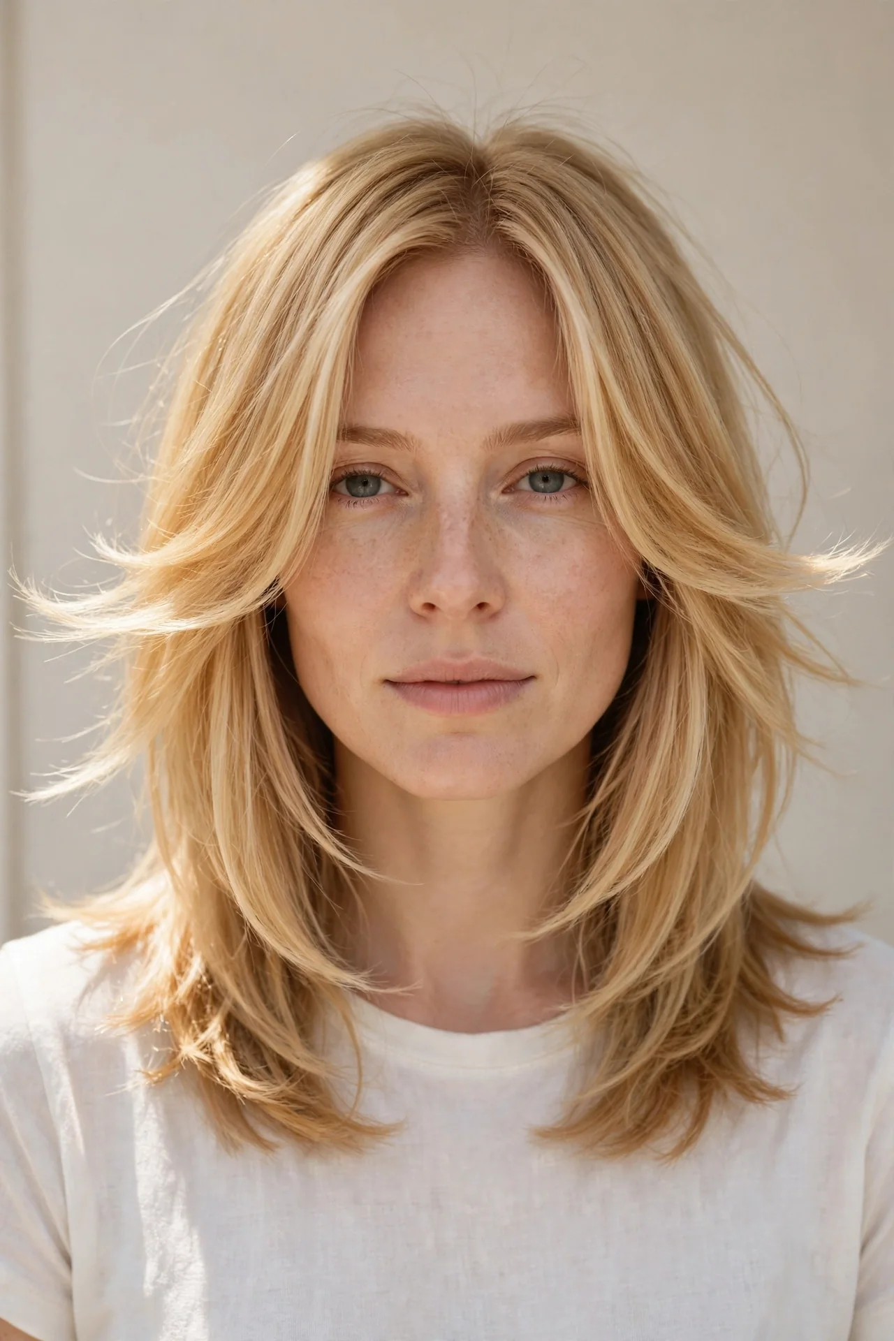 Airy Feathered Cut with Face-Framing Layers