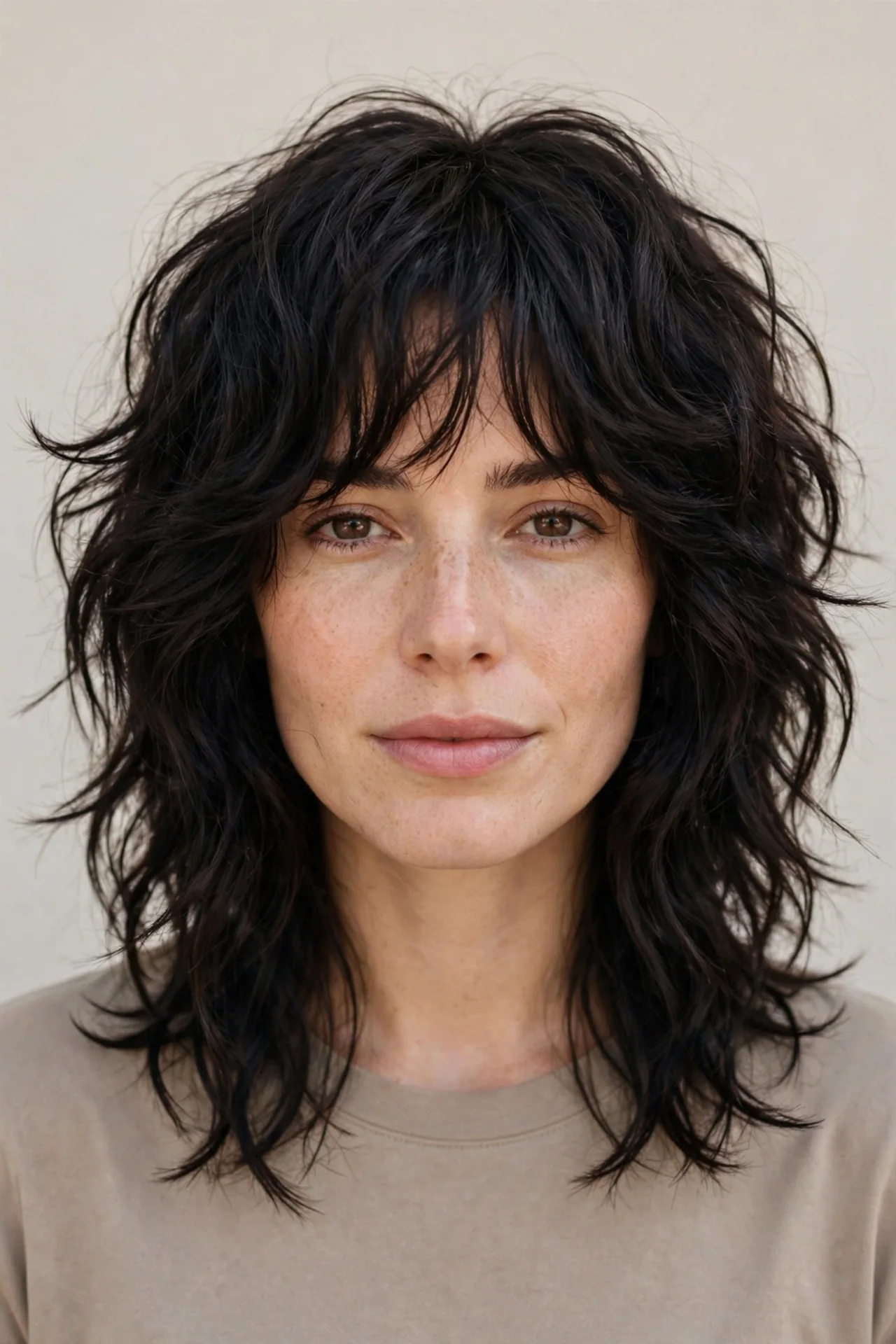 Shaggy Medium Cut with Razored Layers