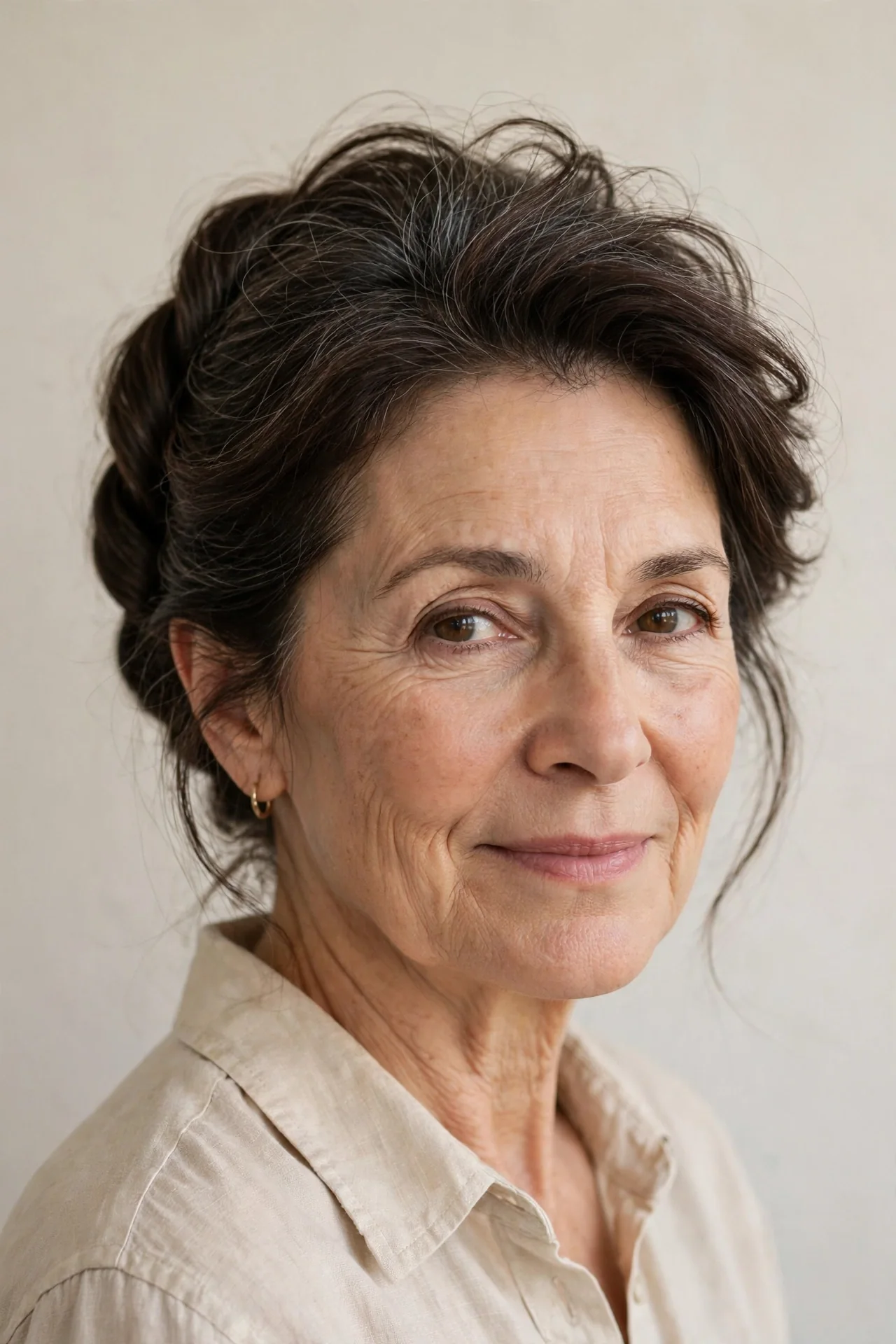 The Elegant French Twist, Softened for Fine Hair