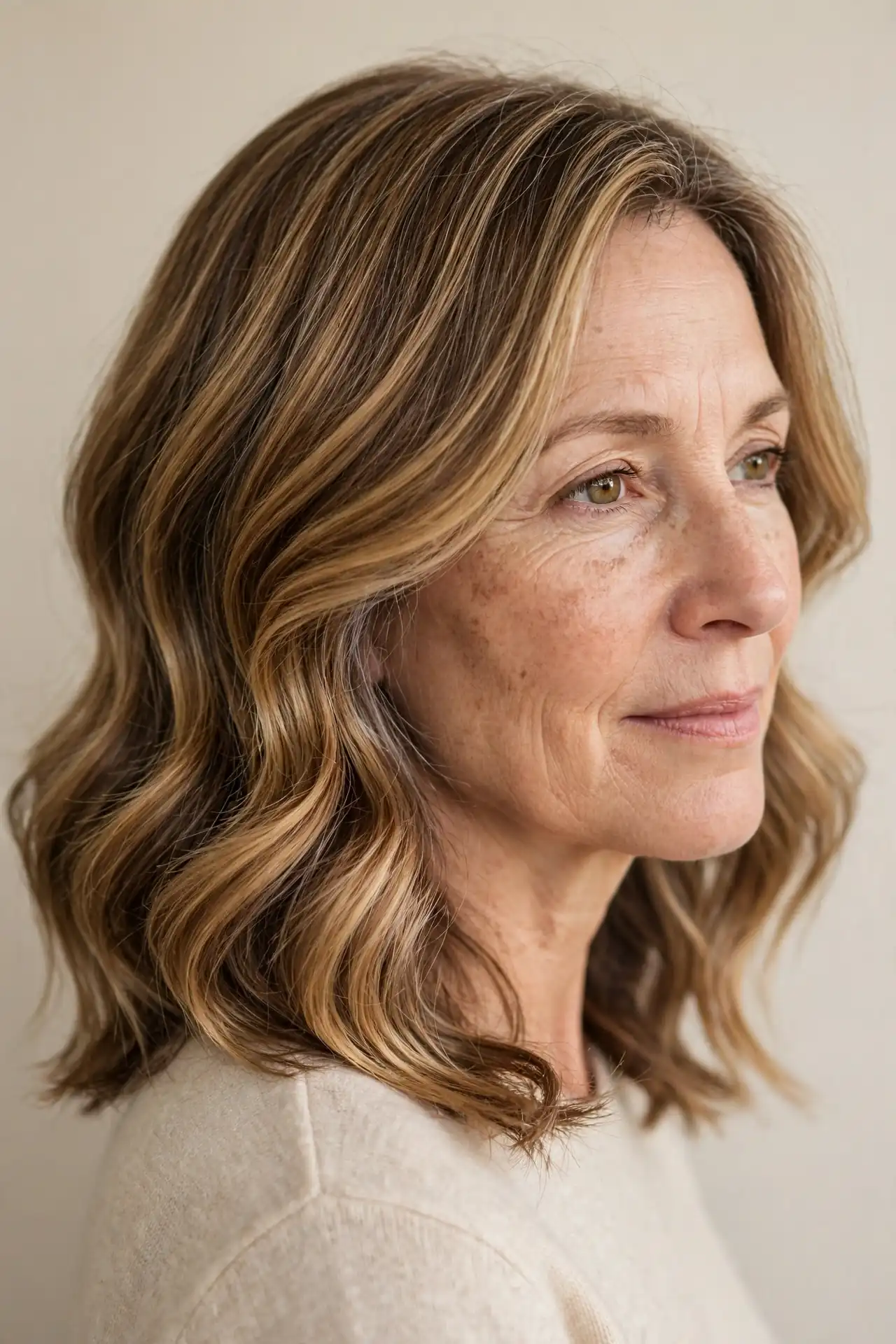 Soft Side-Swept Waves with Warm Dimension