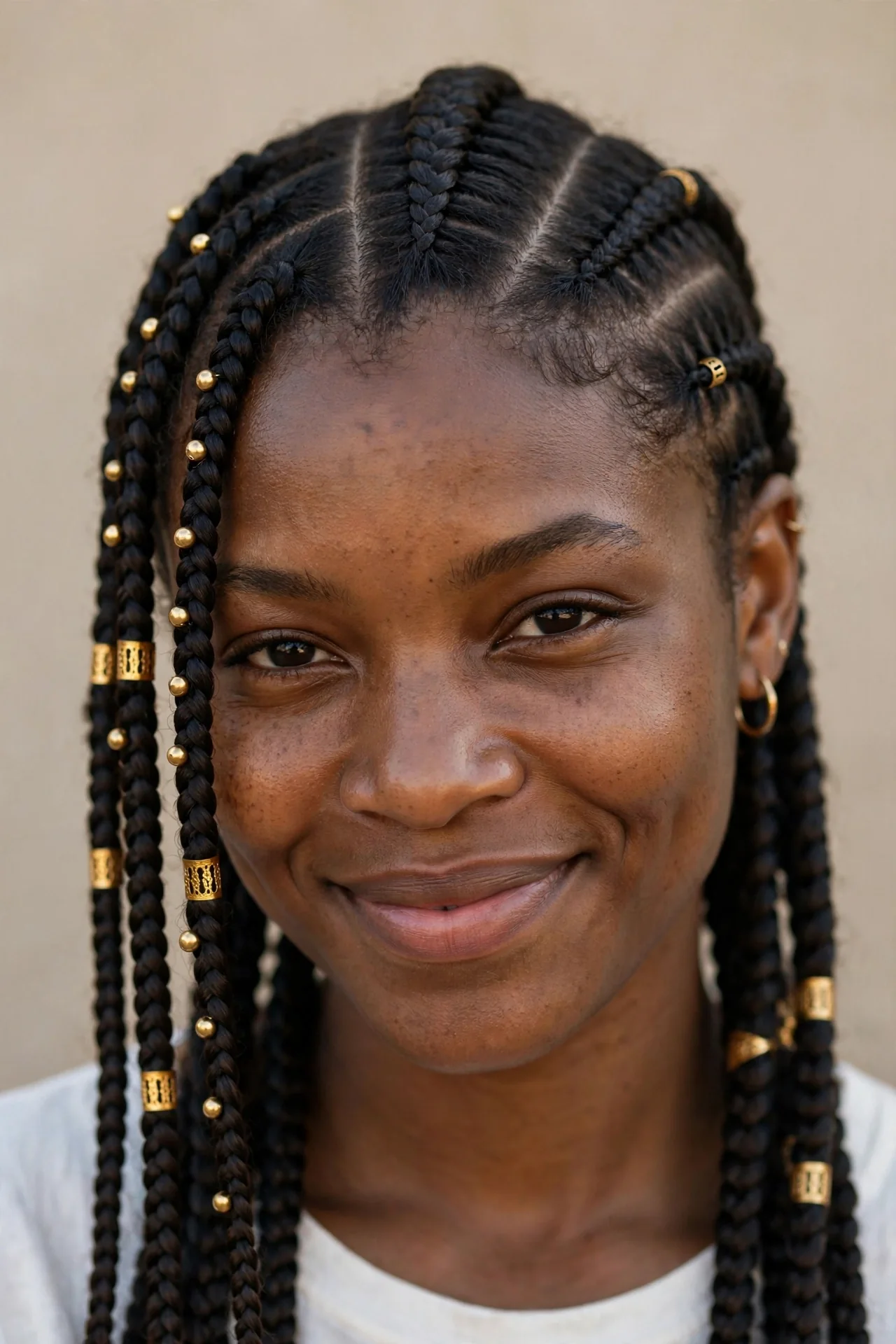 Fulani Braids with Beads